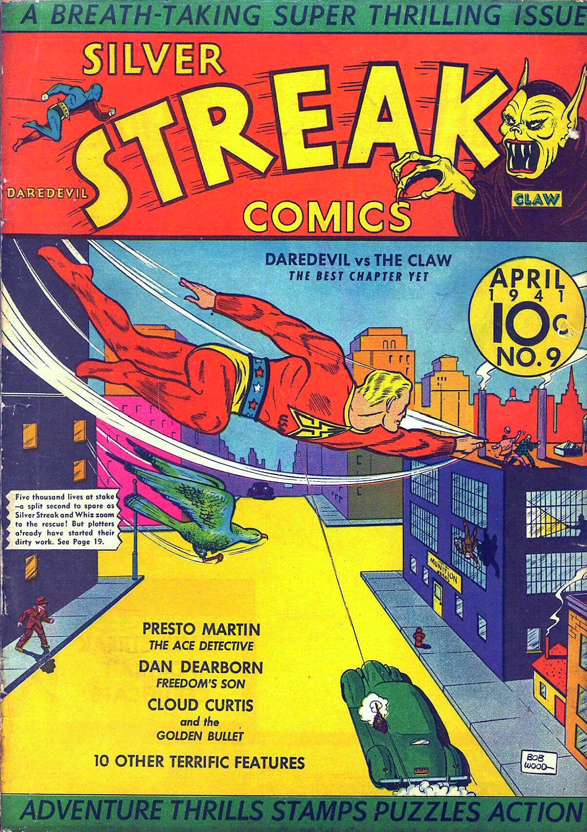 Silver Streak Comics #9 cover