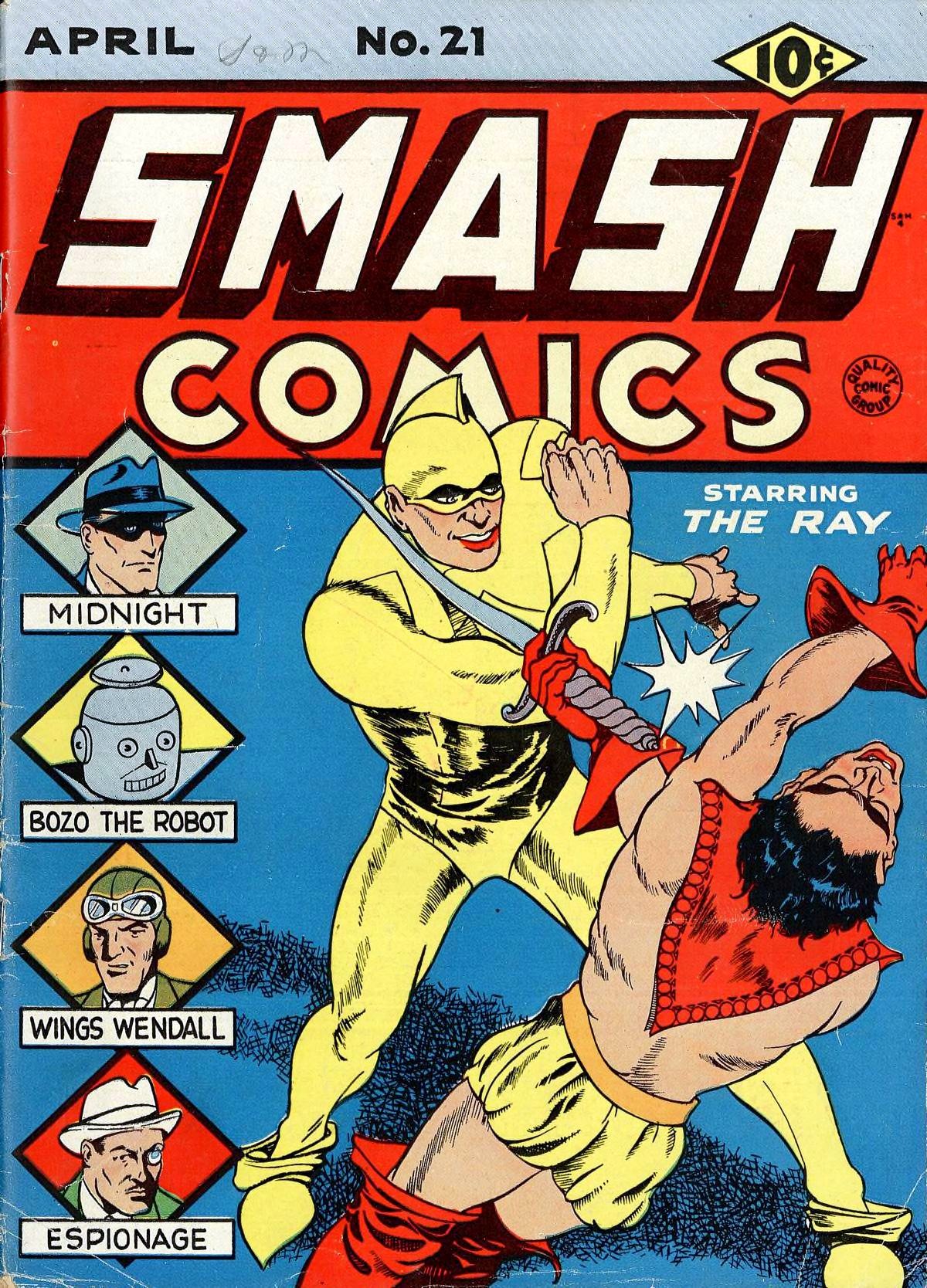 Smash Comics #21 cover