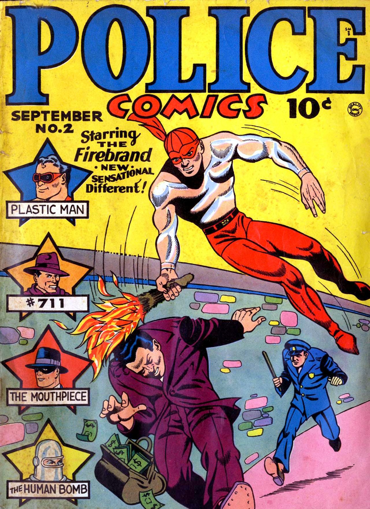 Police Comics #2 cover
