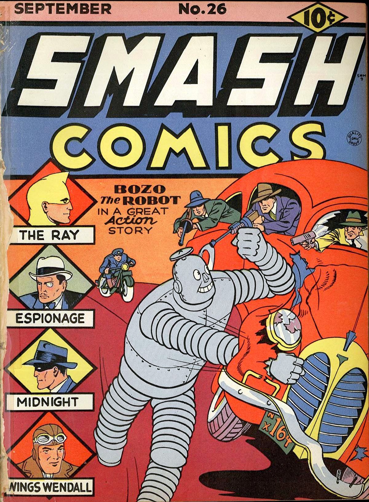 Smash Comics #26 cover