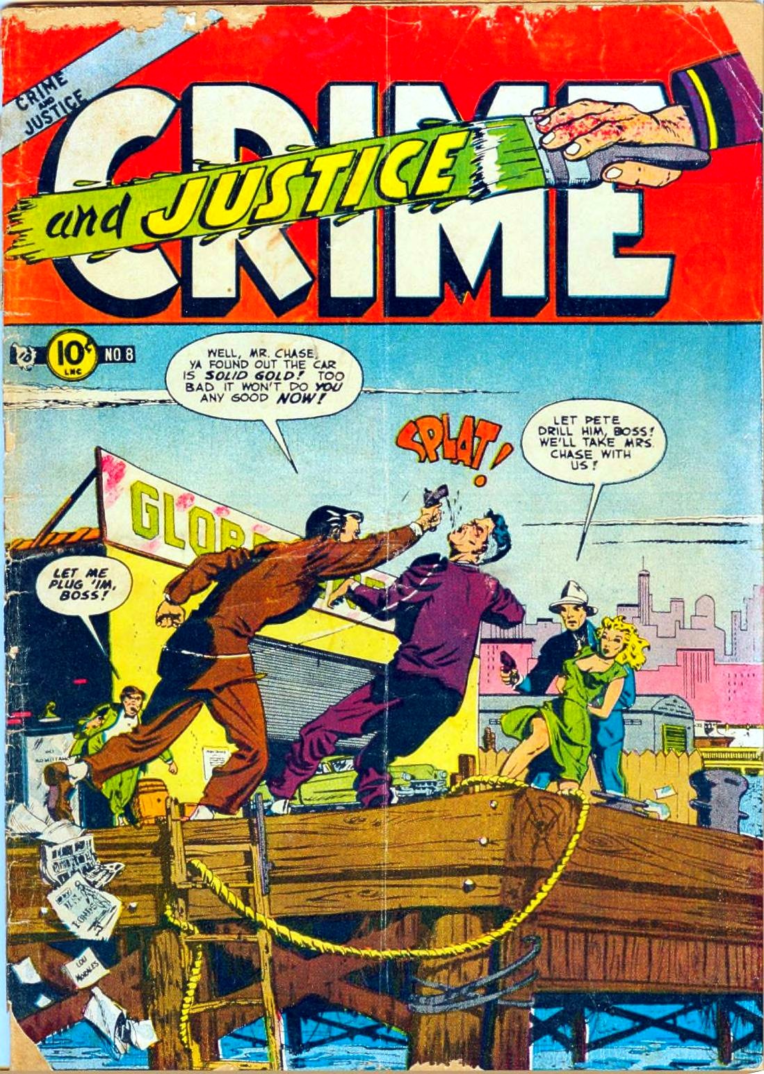 Crime and Justice #8 cover