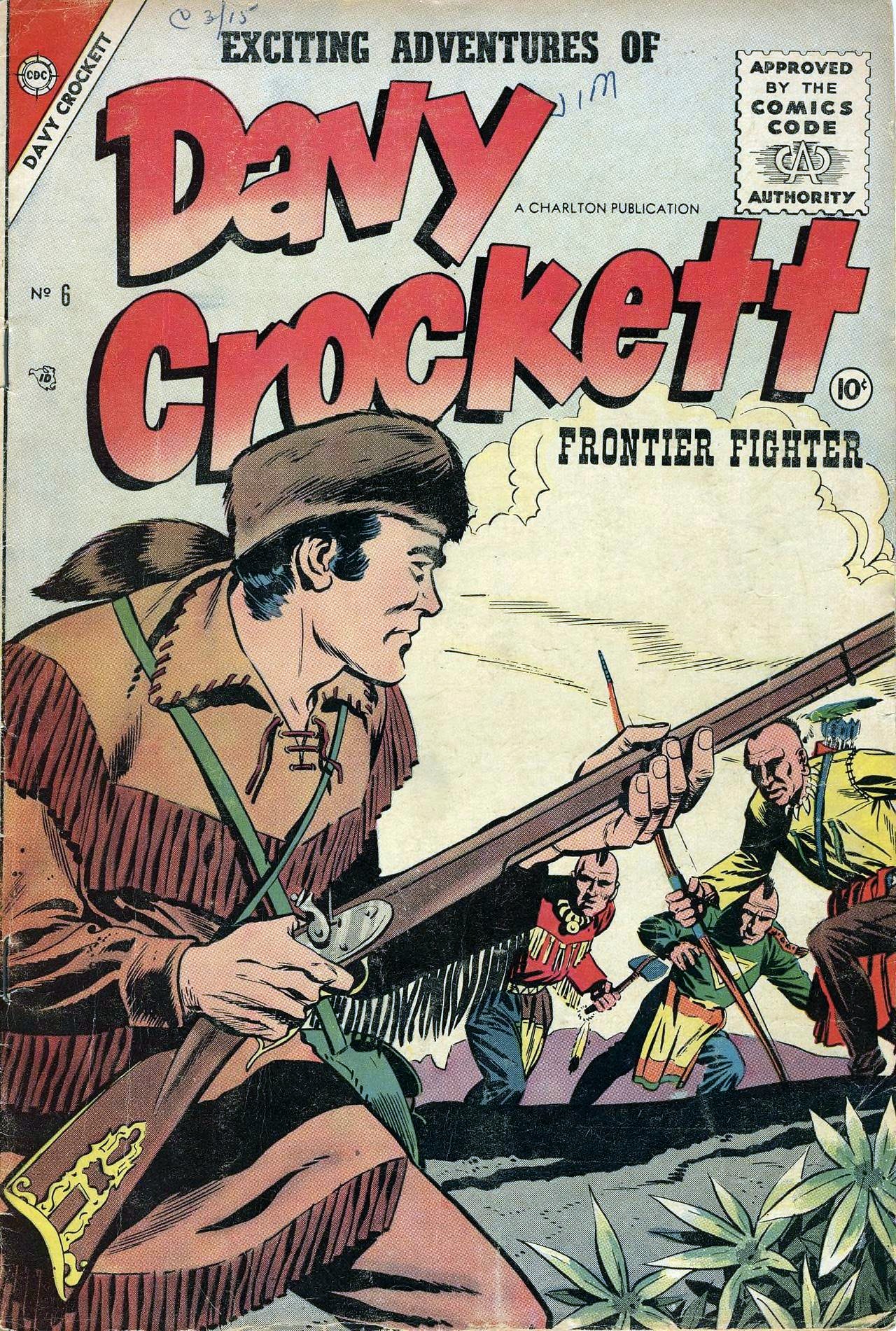 Davy Crockett #6 cover