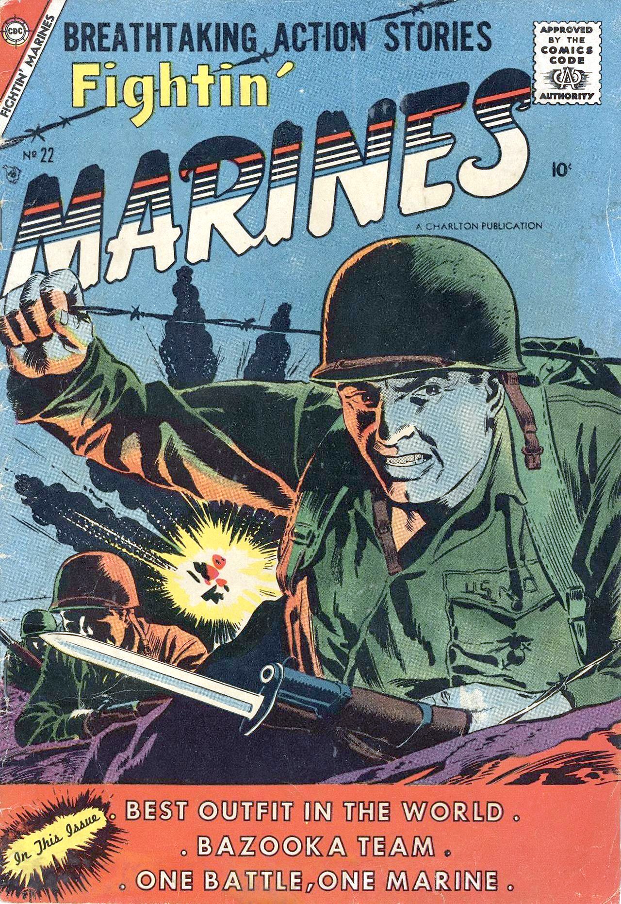 Fightin' Marines #22 cover