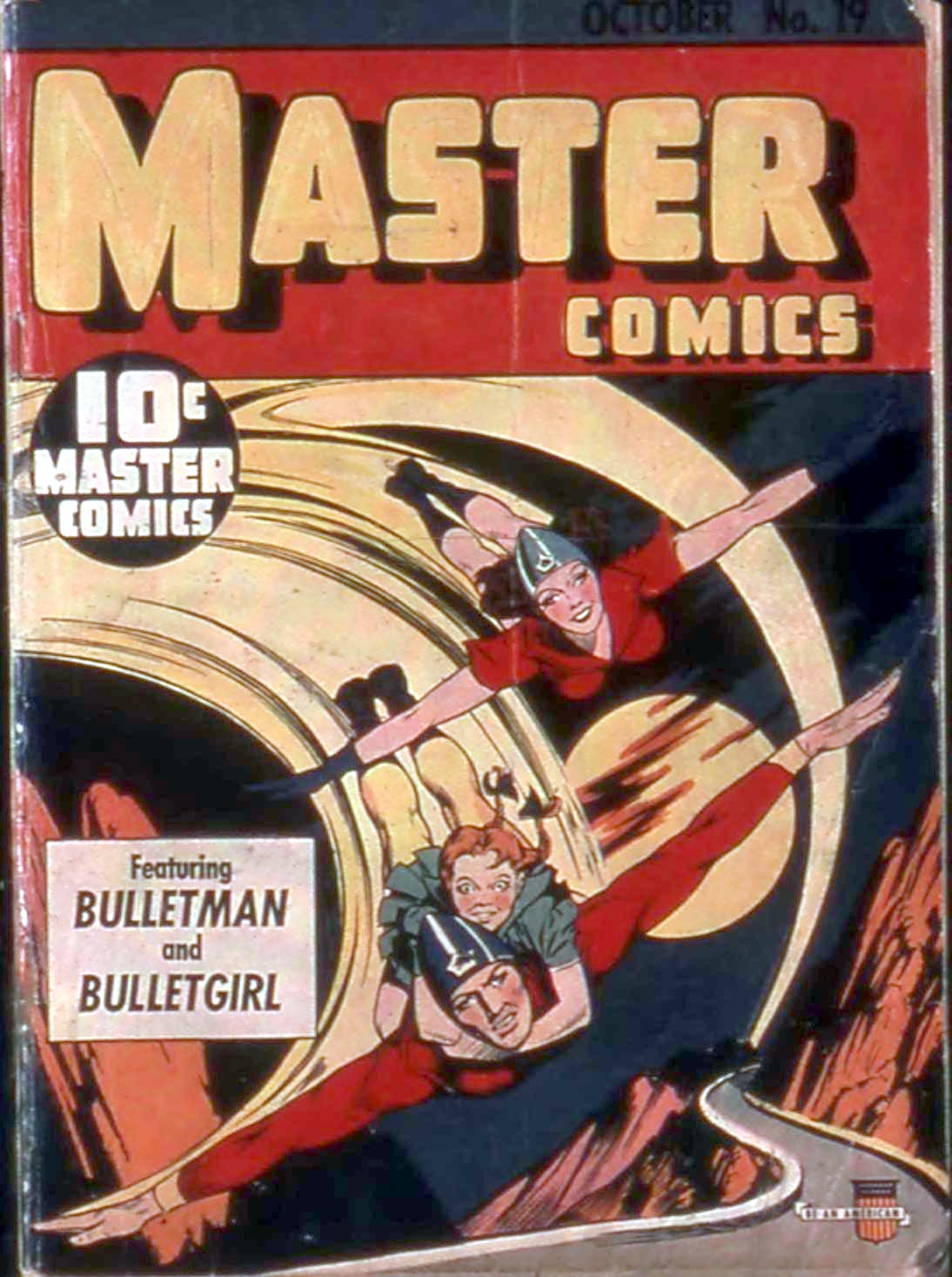 Master Comics #19 cover