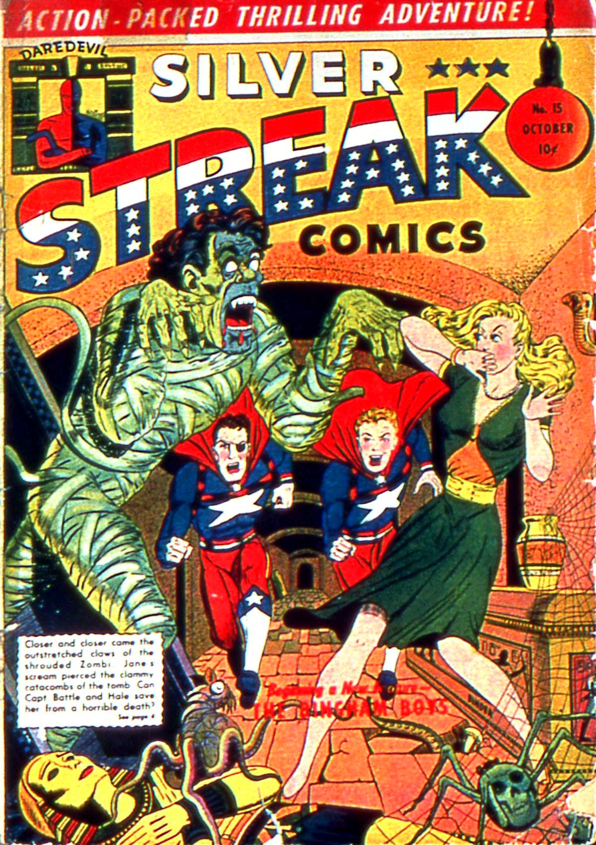 Silver Streak Comics #15 cover
