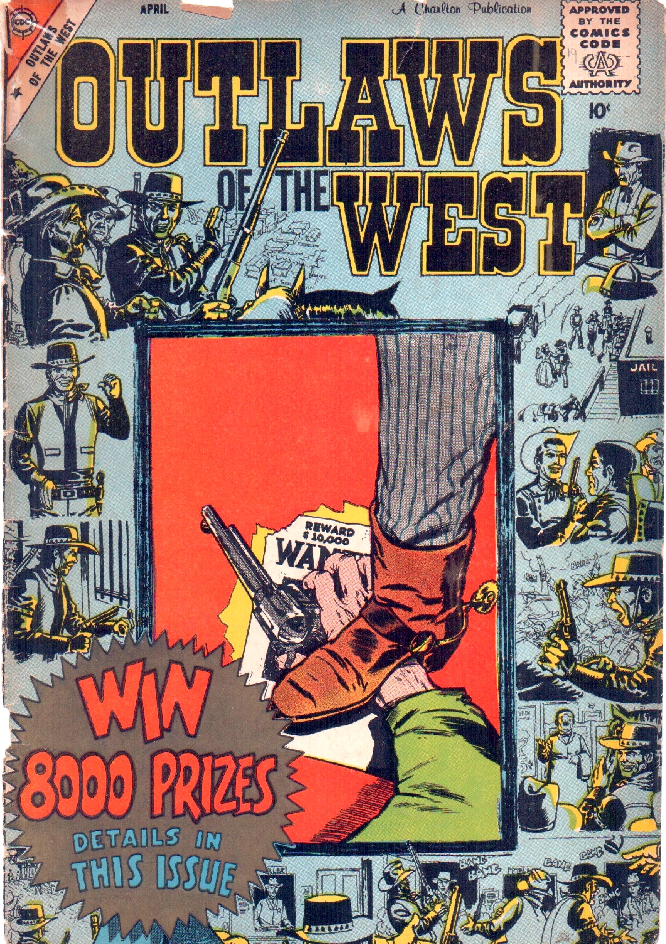 Outlaws of the West #19 cover