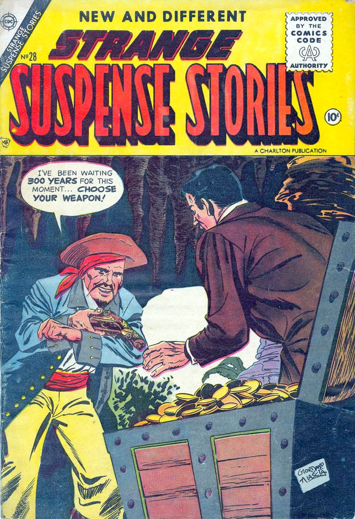Strange Suspense Stories #28 cover