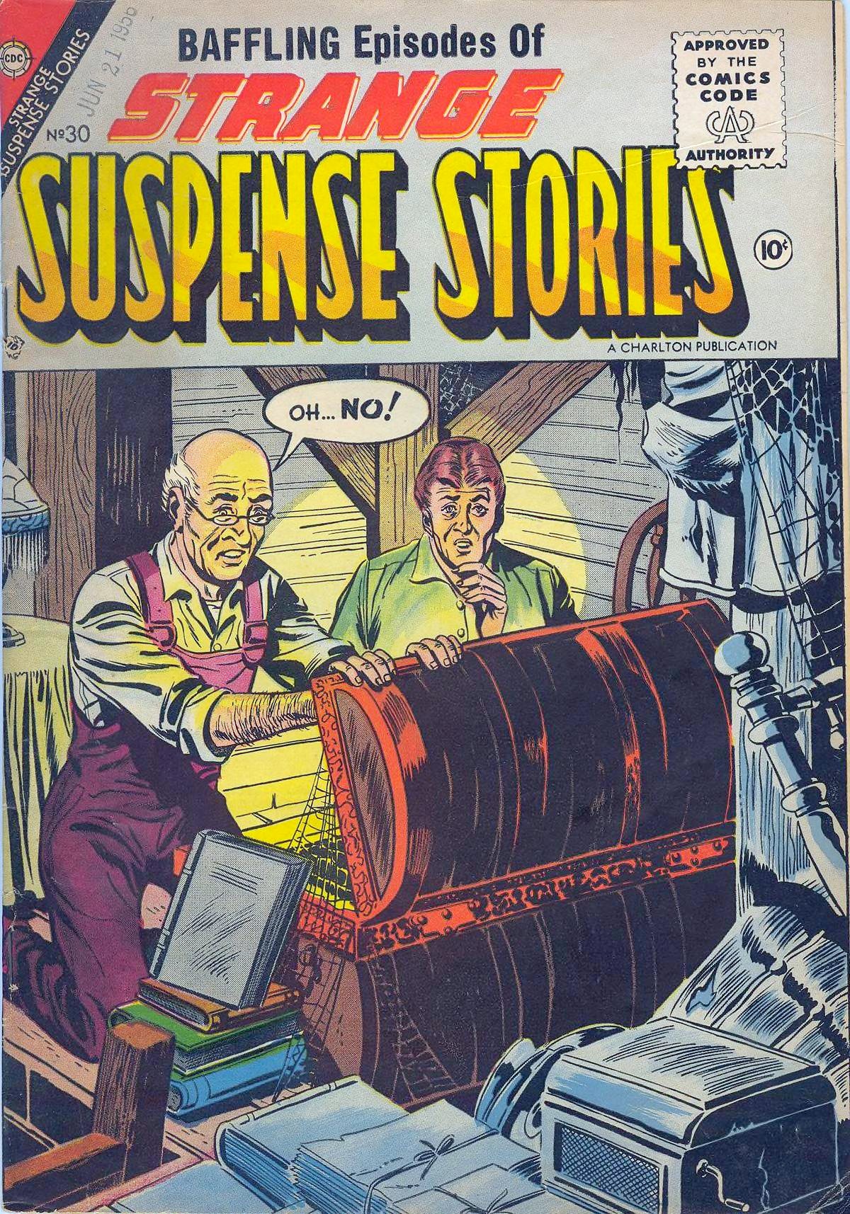 Strange Suspense Stories #30 cover