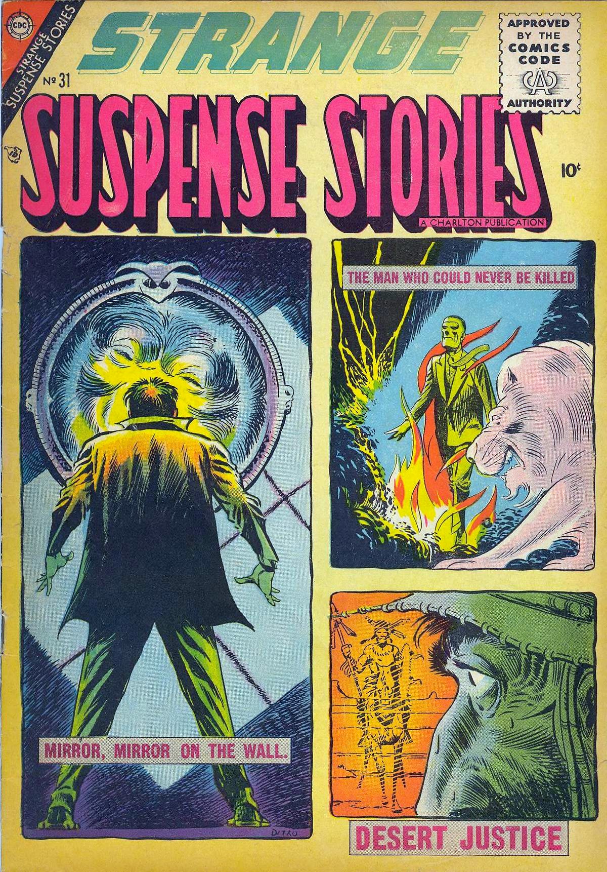 Strange Suspense Stories #31 cover