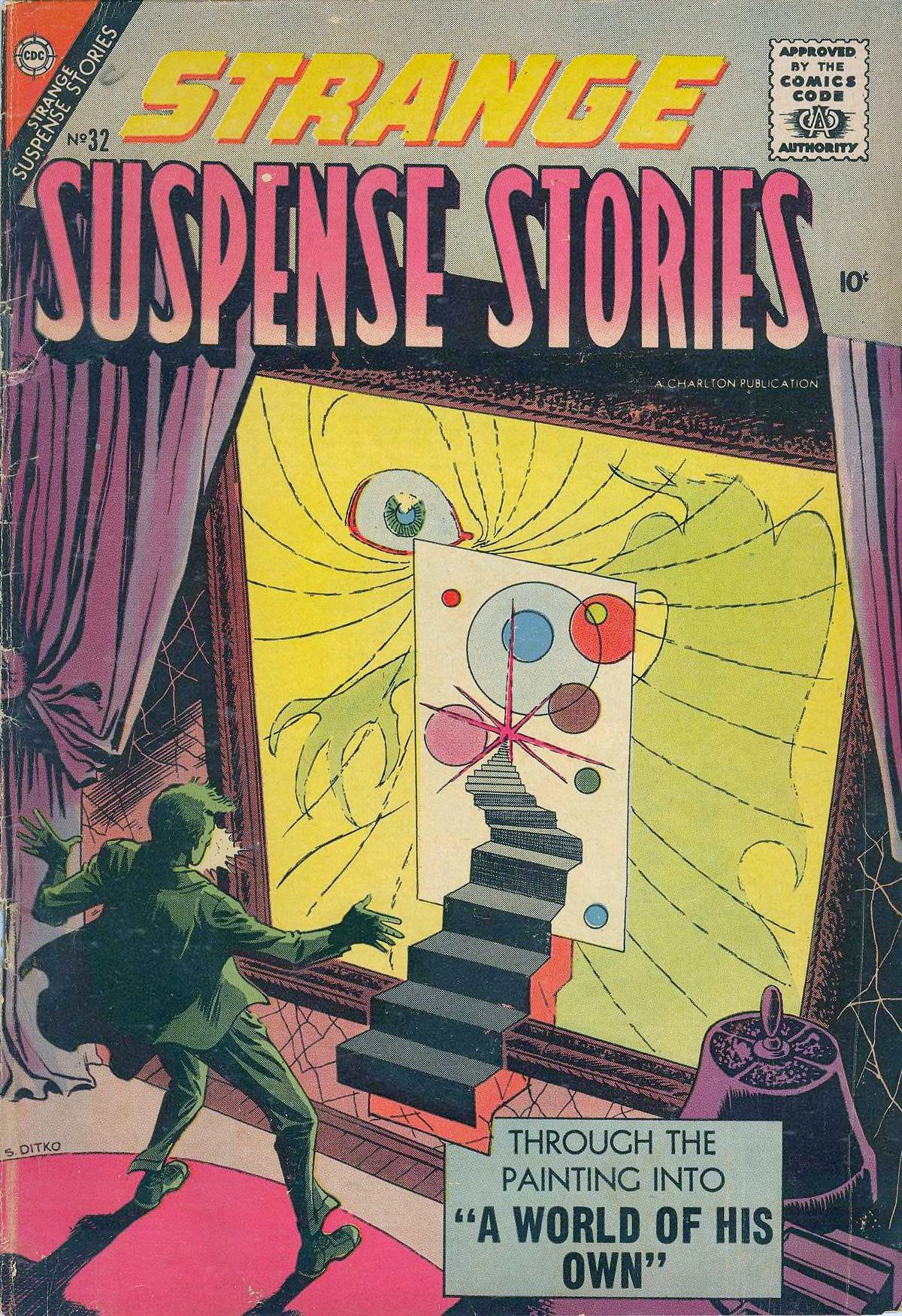 Strange Suspense Stories #32 cover