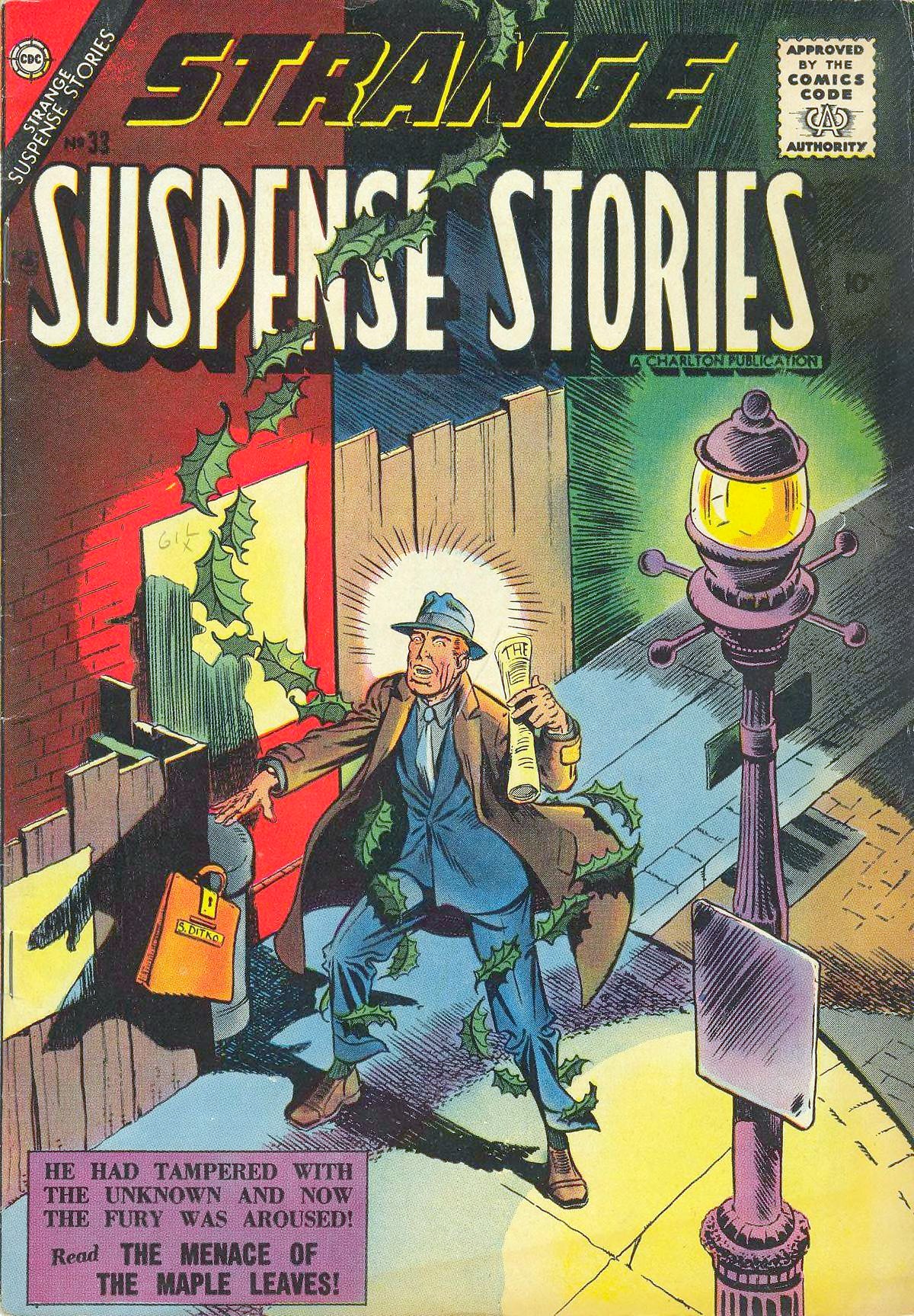 Strange Suspense Stories #33 cover