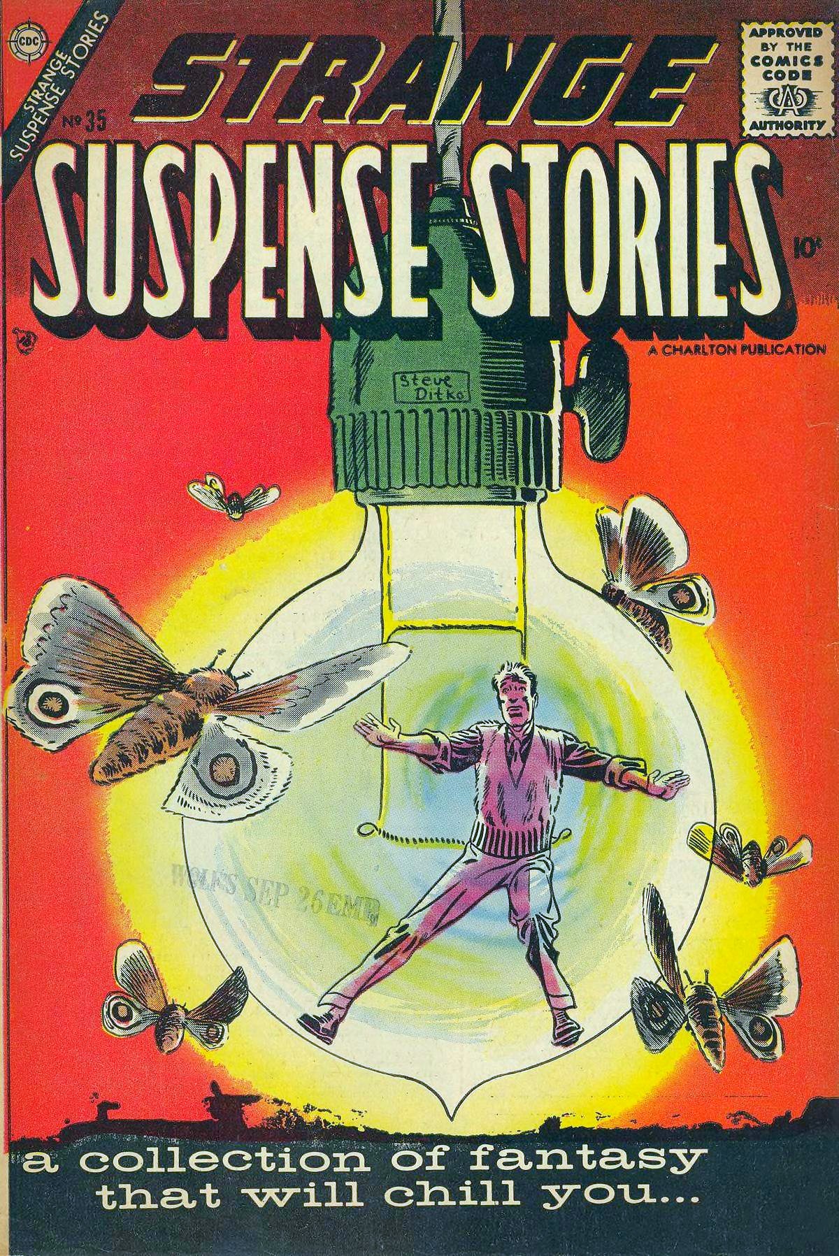 Strange Suspense Stories #35 cover