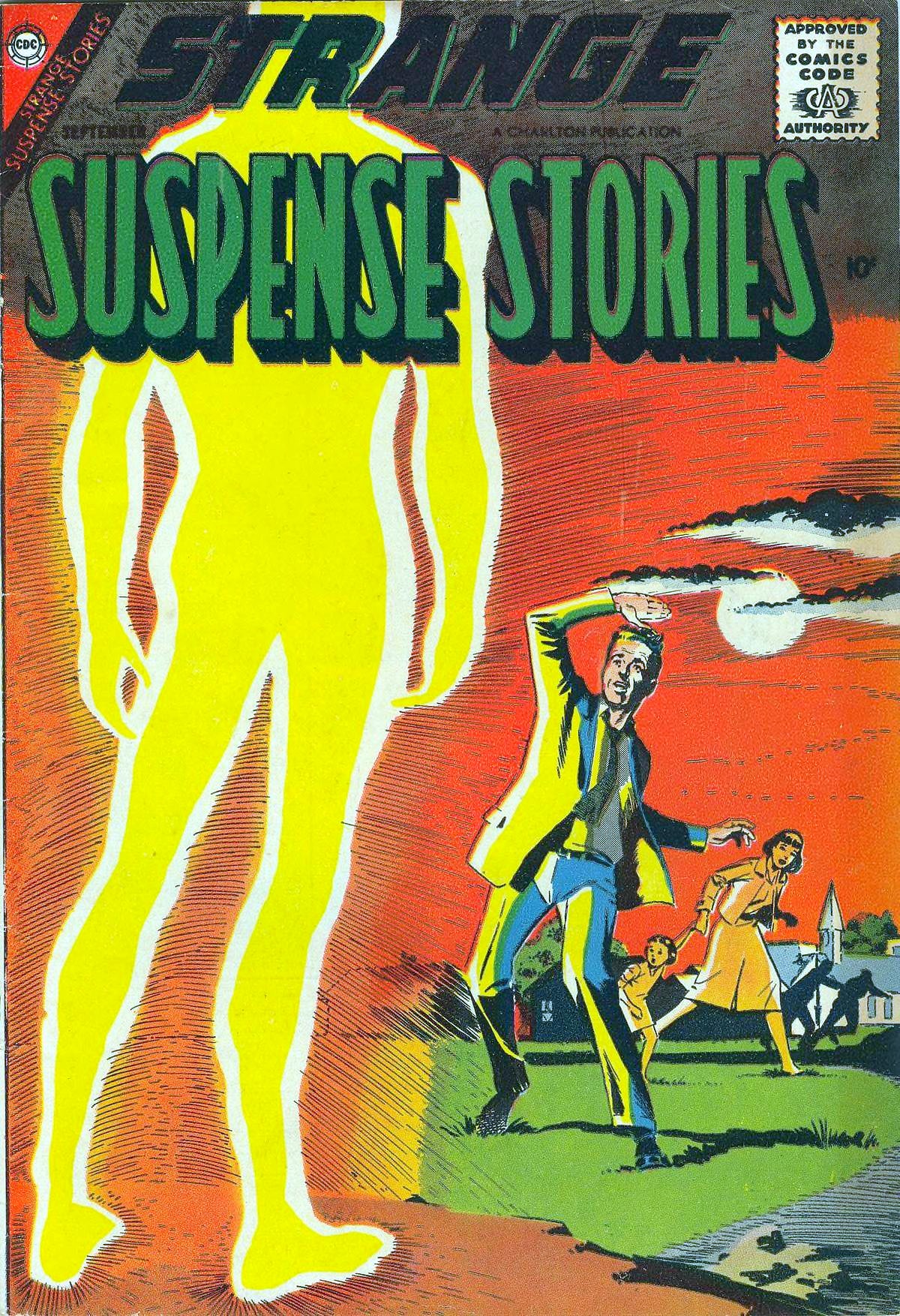 Strange Suspense Stories #38 cover