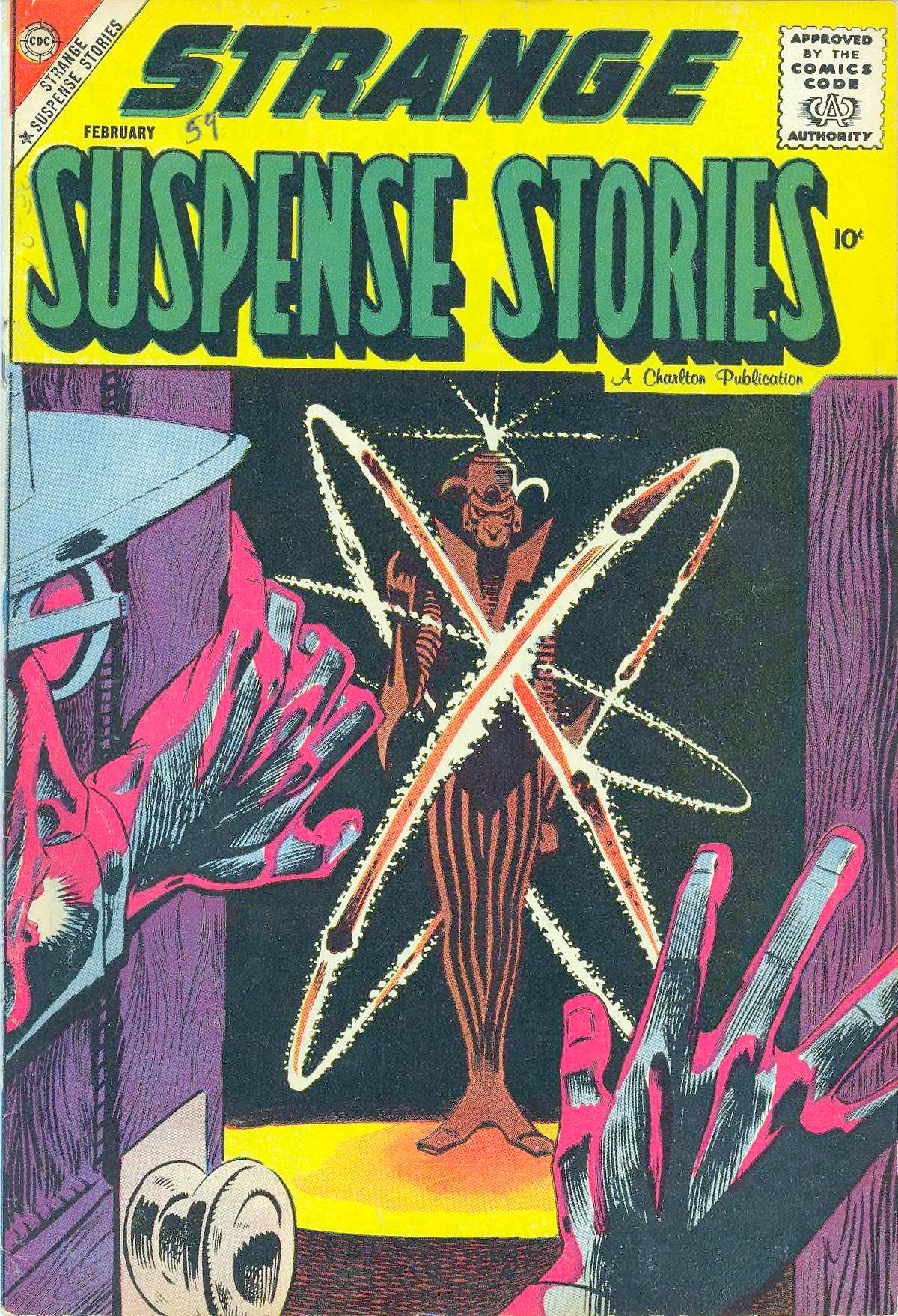 Strange Suspense Stories #40 cover
