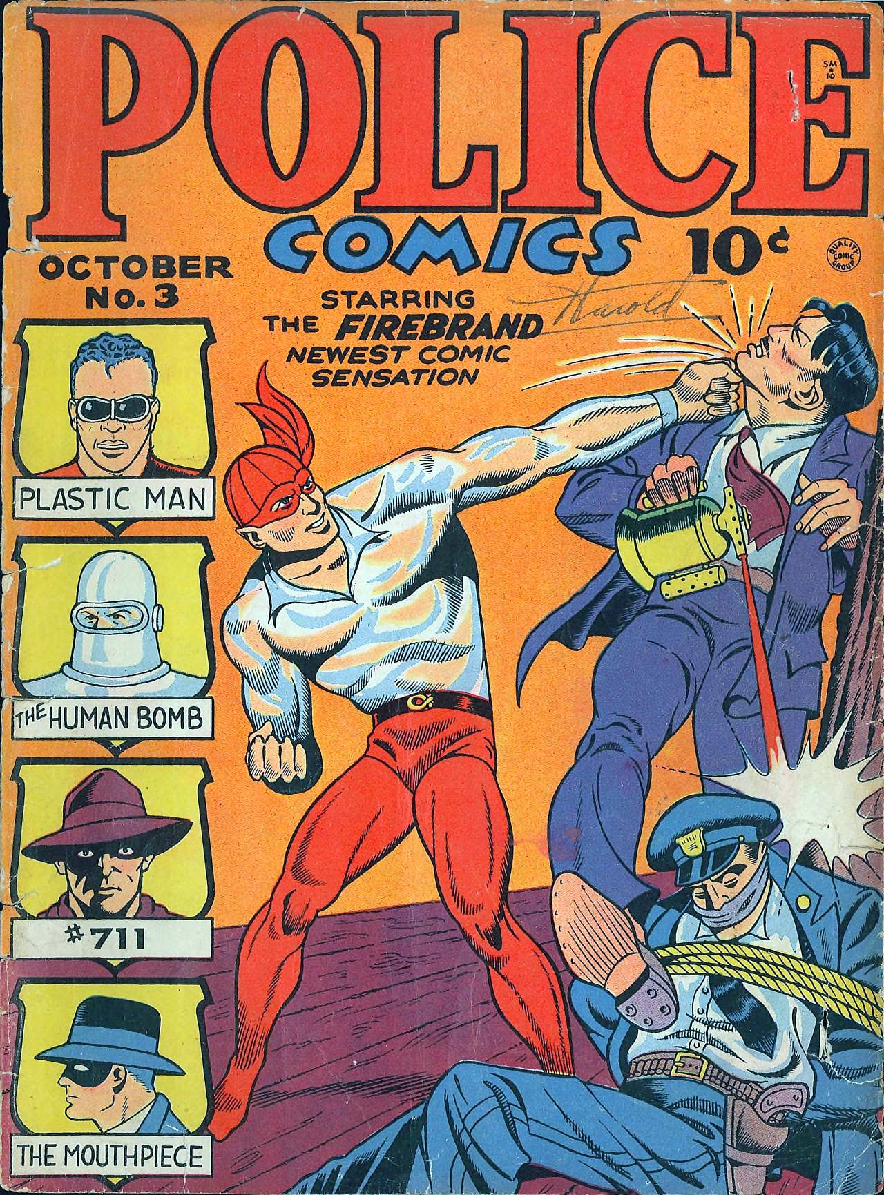Police Comics #3 cover