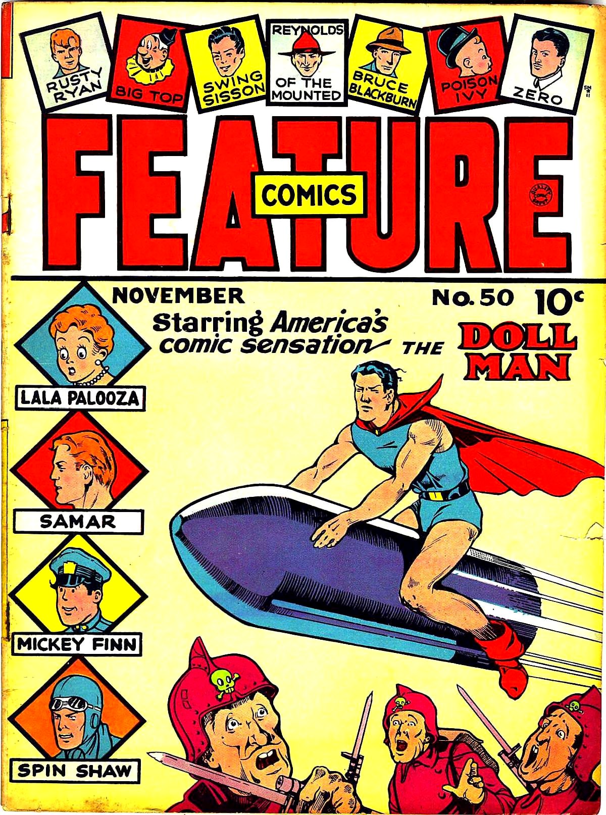 Feature Comics #50 cover