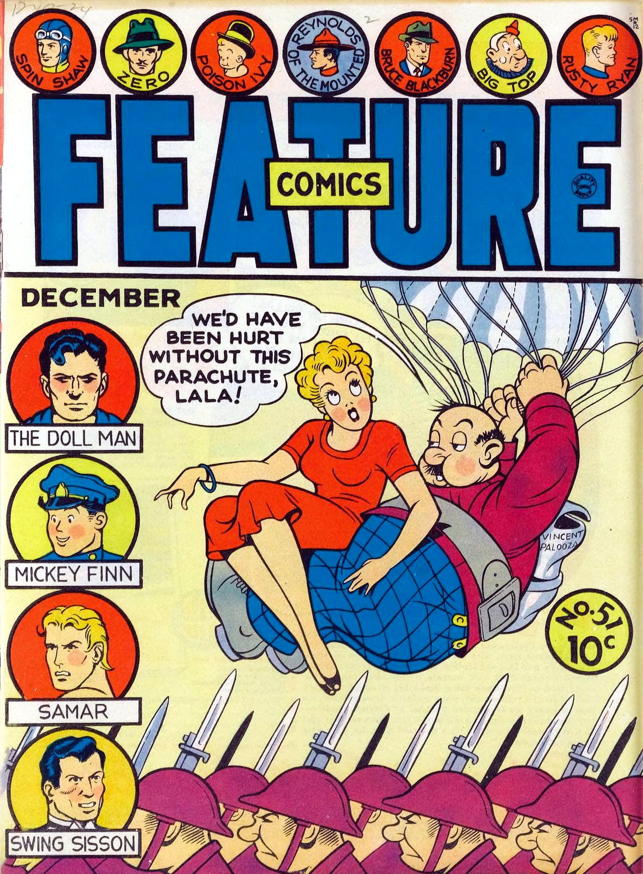 Feature Comics #51 cover