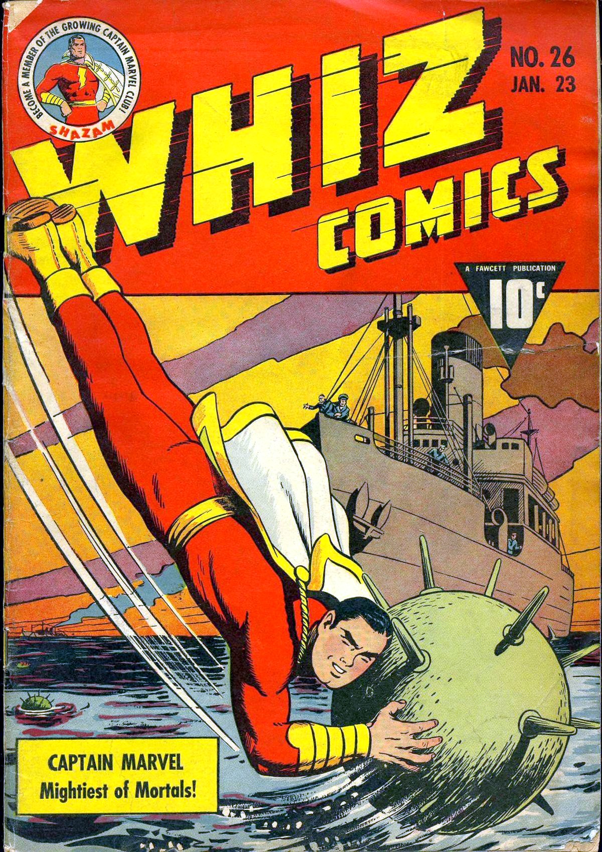 Whiz Comics #26 cover