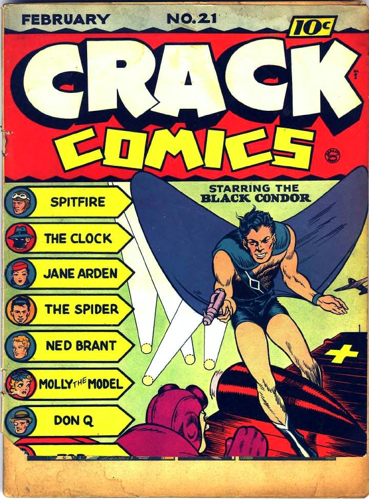 Crack Comics #21 cover