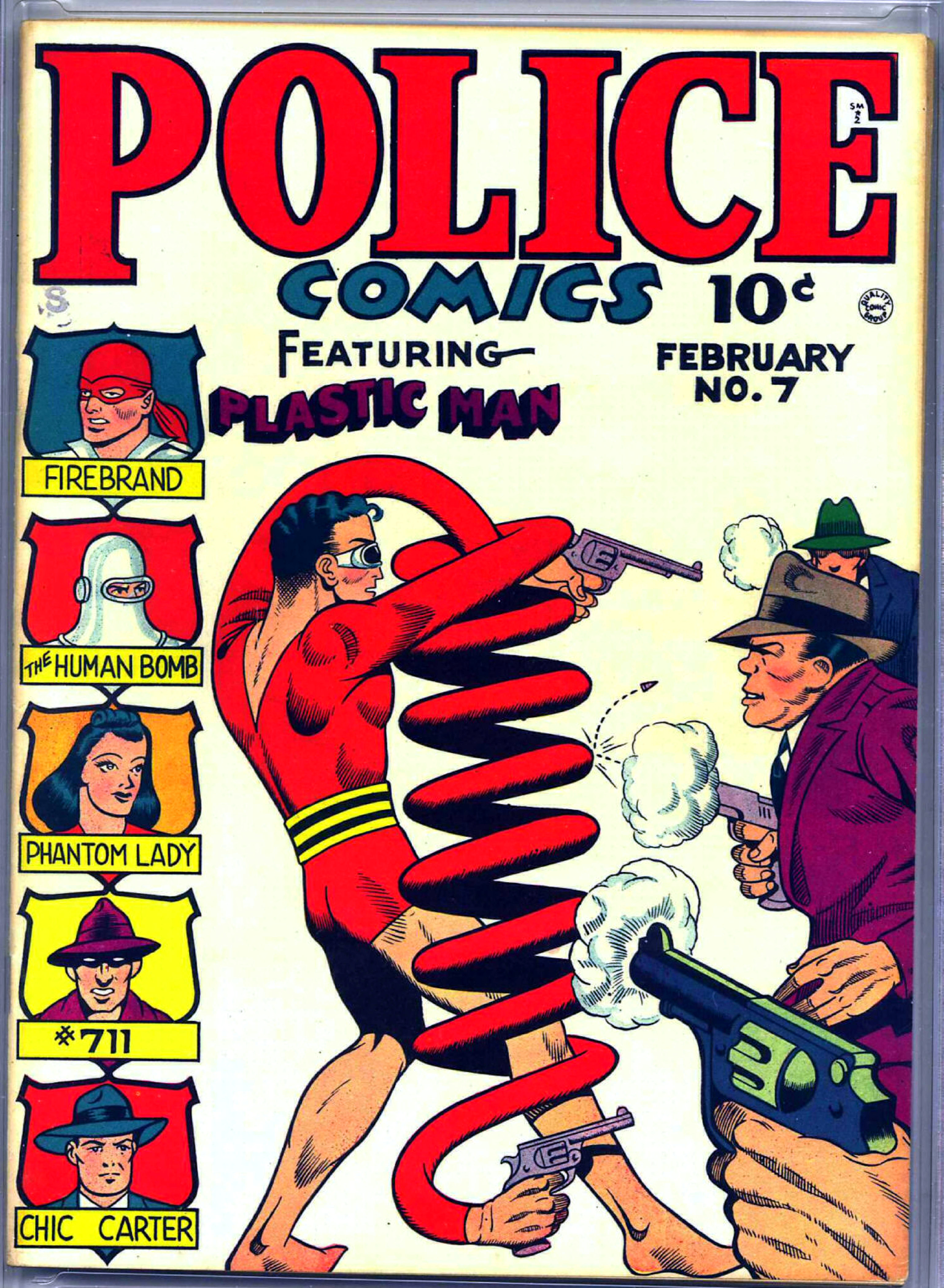 Police Comics #7 cover