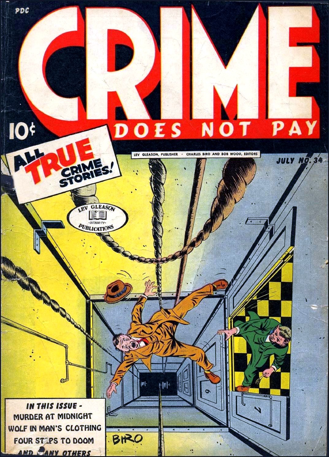 Crime Does Not Pay #34 cover