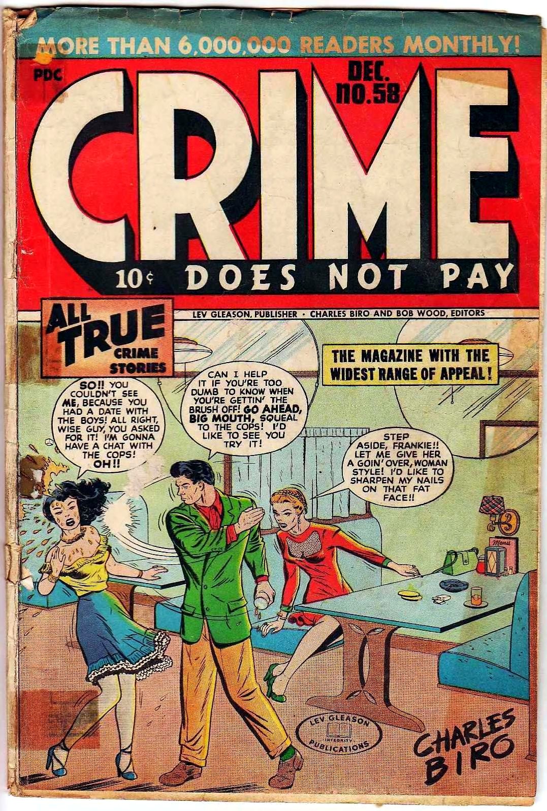 Crime Does Not Pay #58 cover
