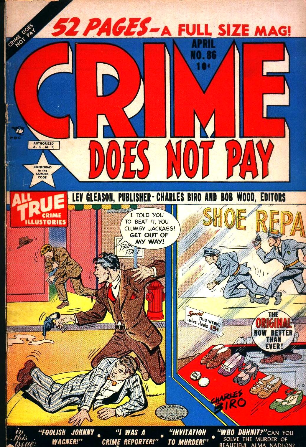 Crime Does Not Pay #86 cover