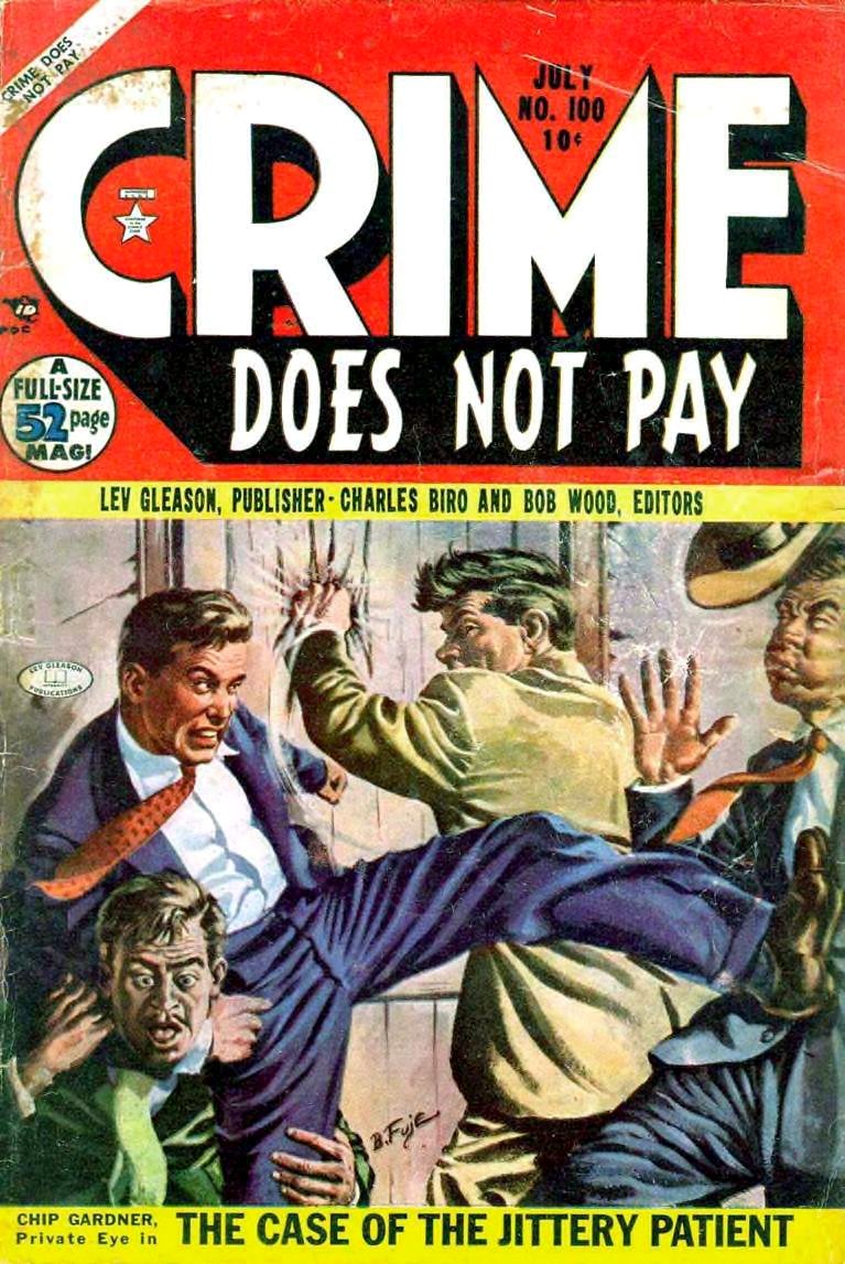 Crime Does Not Pay #100 cover
