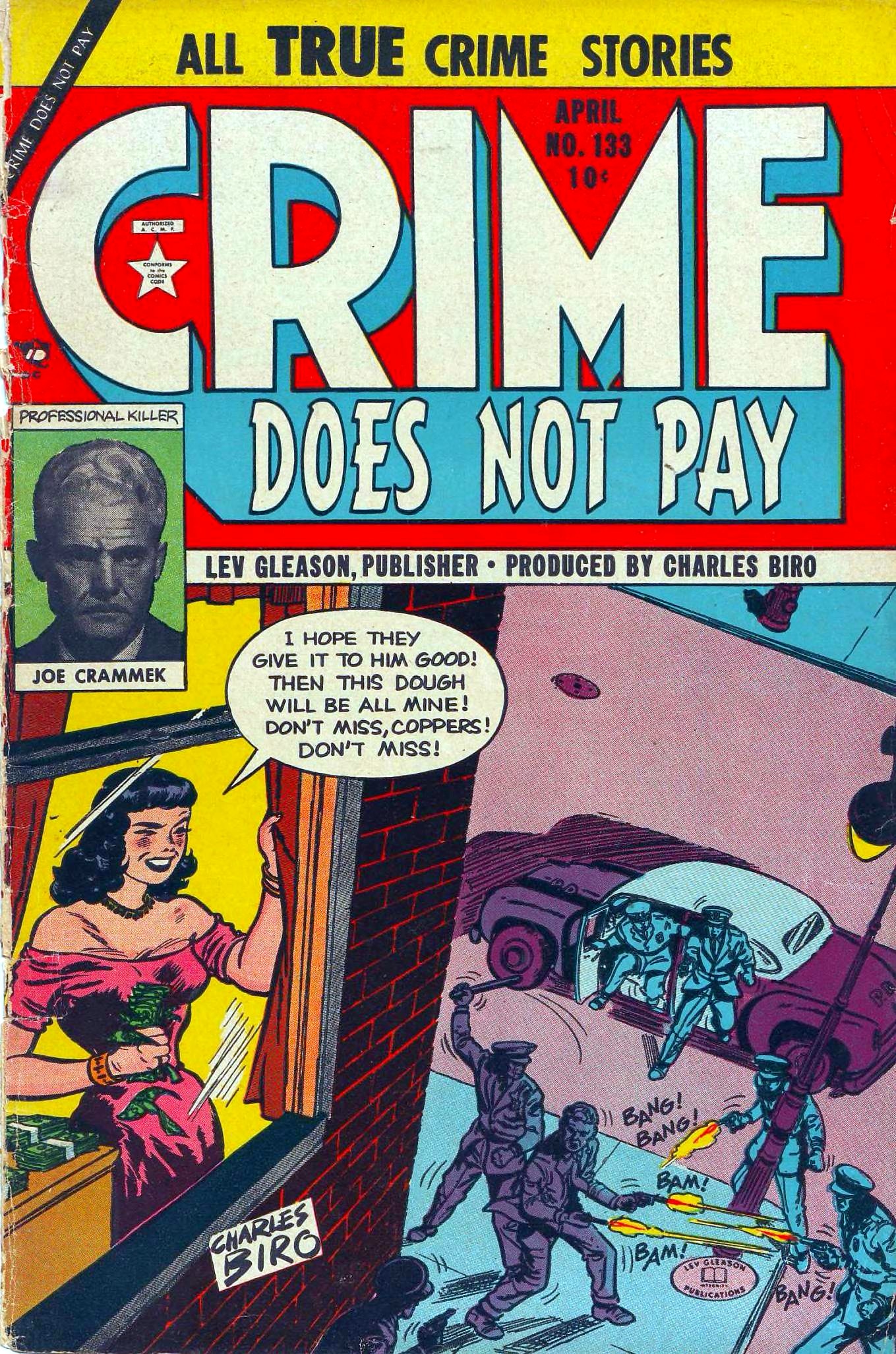Crime Does Not Pay #133 cover