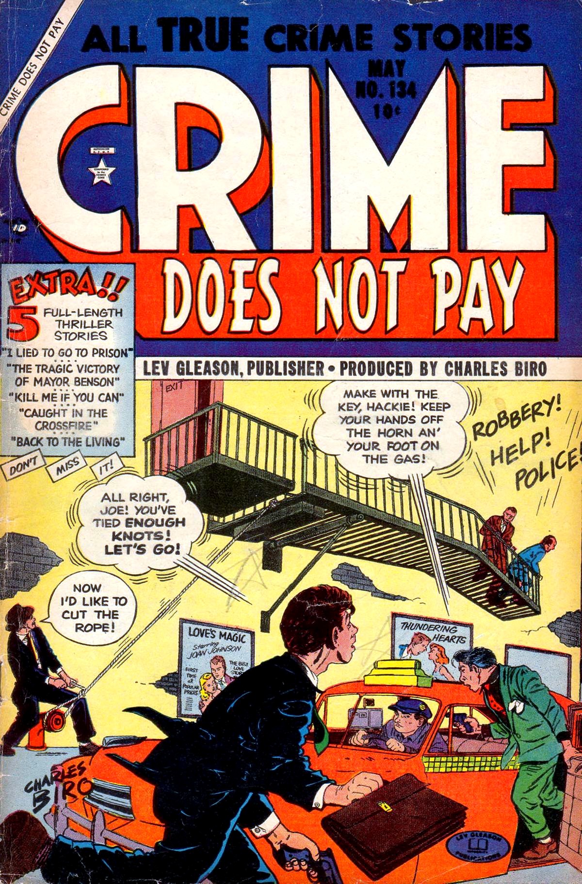 Crime Does Not Pay #134 cover