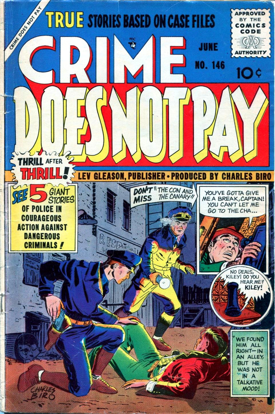 Crime Does Not Pay #146 cover