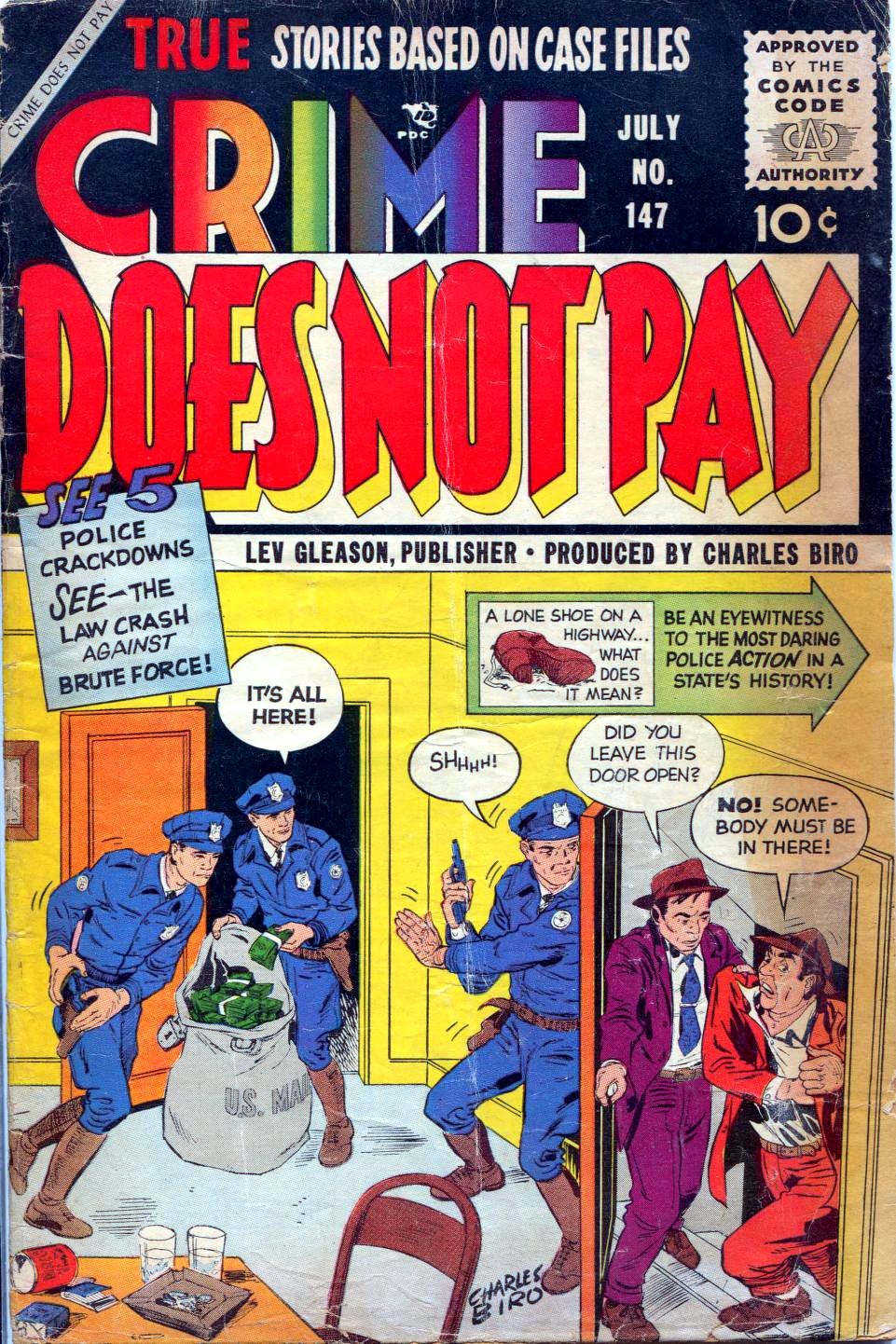 Crime Does Not Pay #147 cover