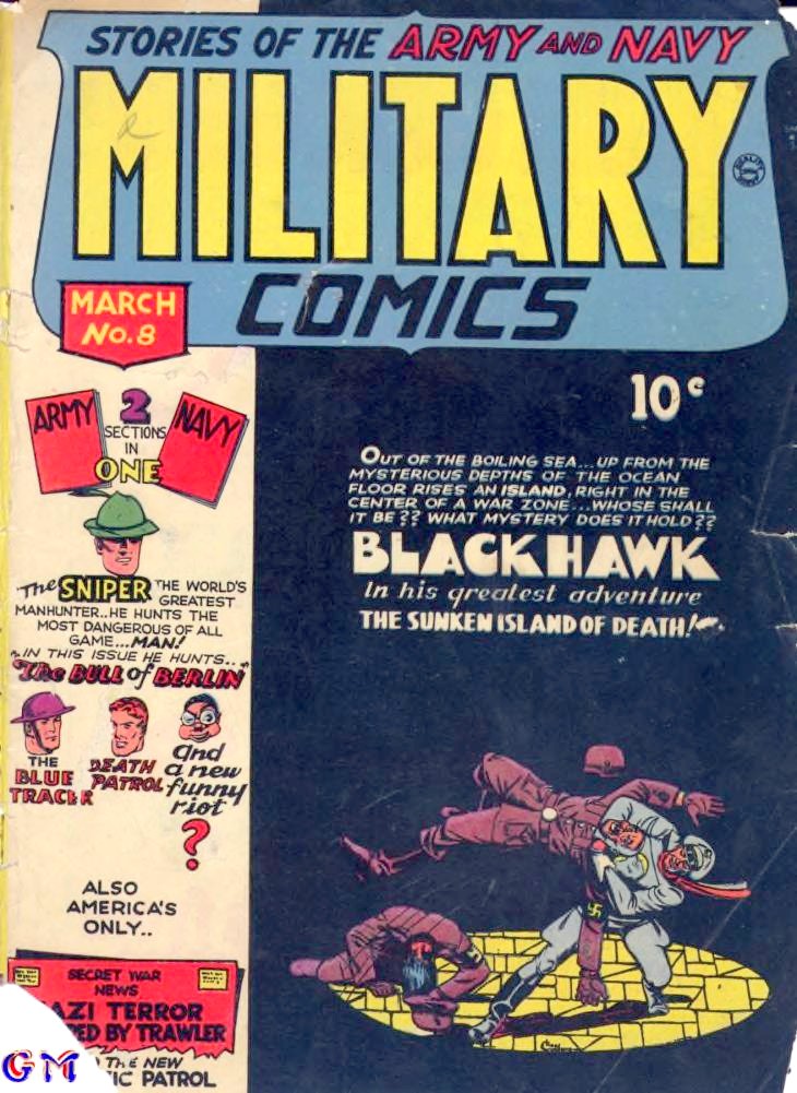 Military Comics #8 cover