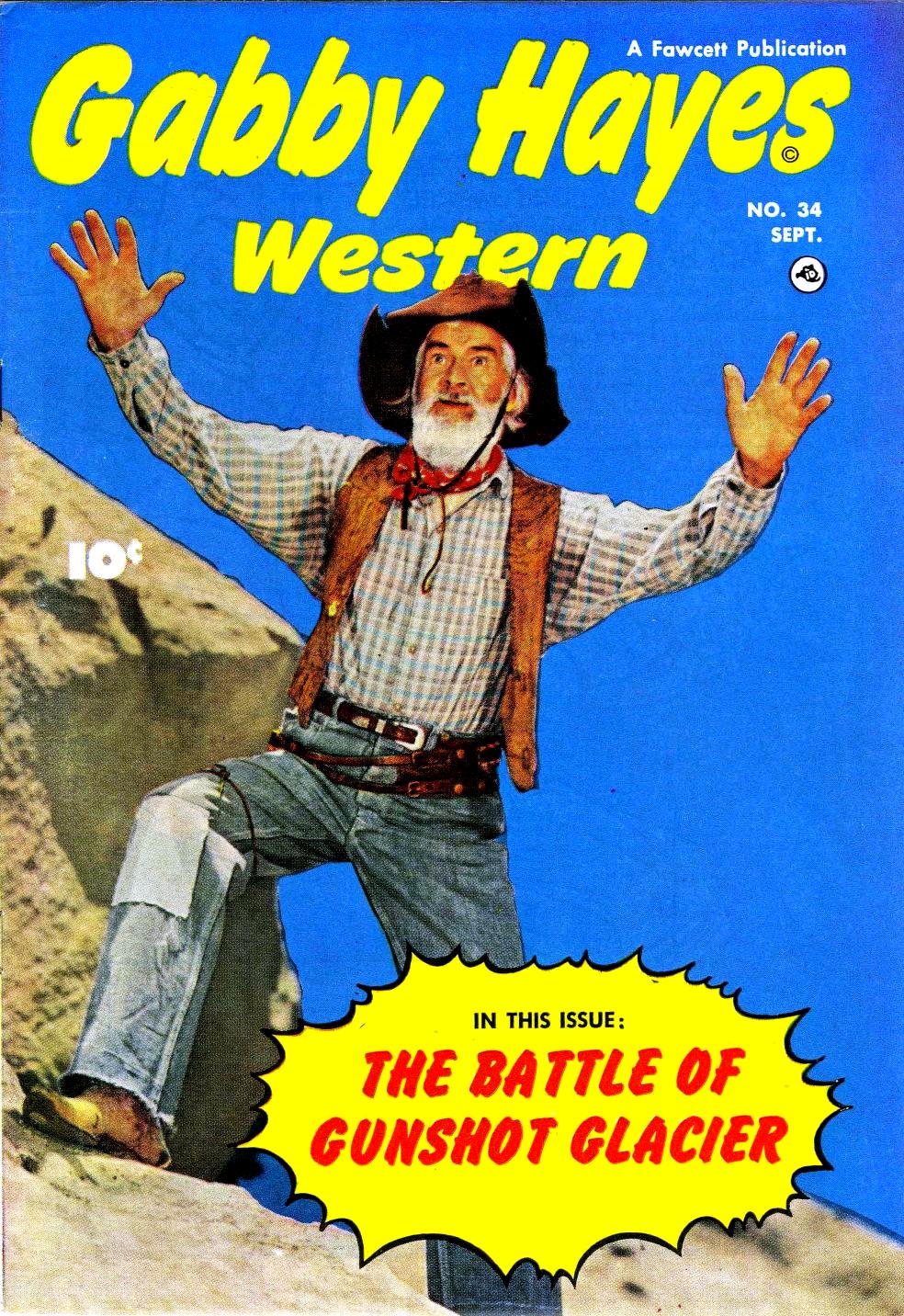 Gabby Hayes Western #34 cover