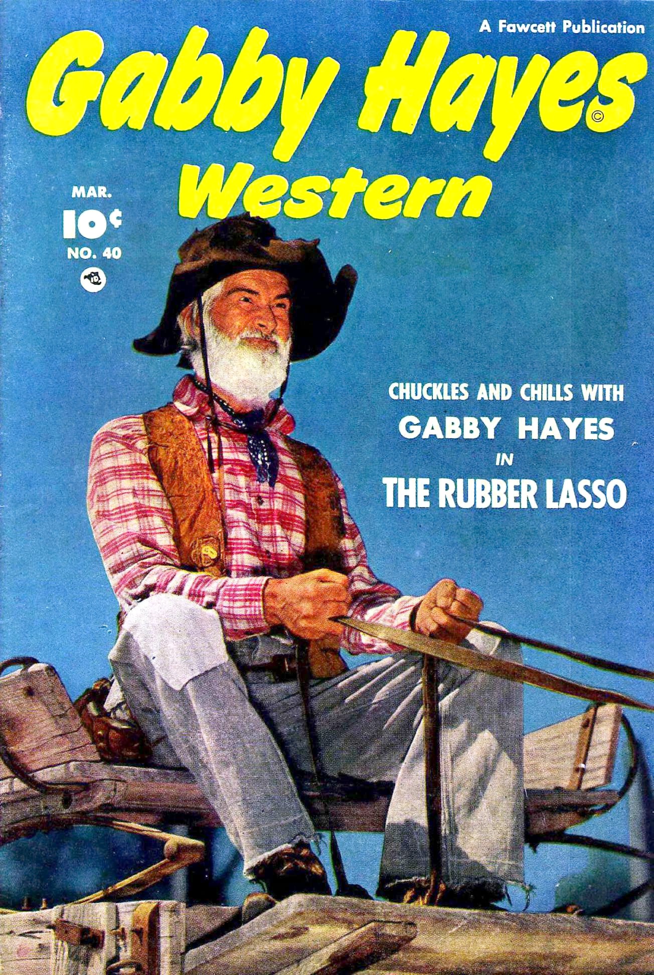 Gabby Hayes Western #40 cover
