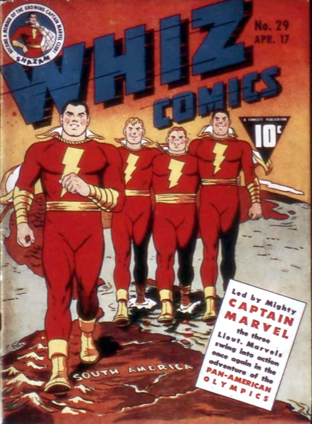 Whiz Comics #29 cover