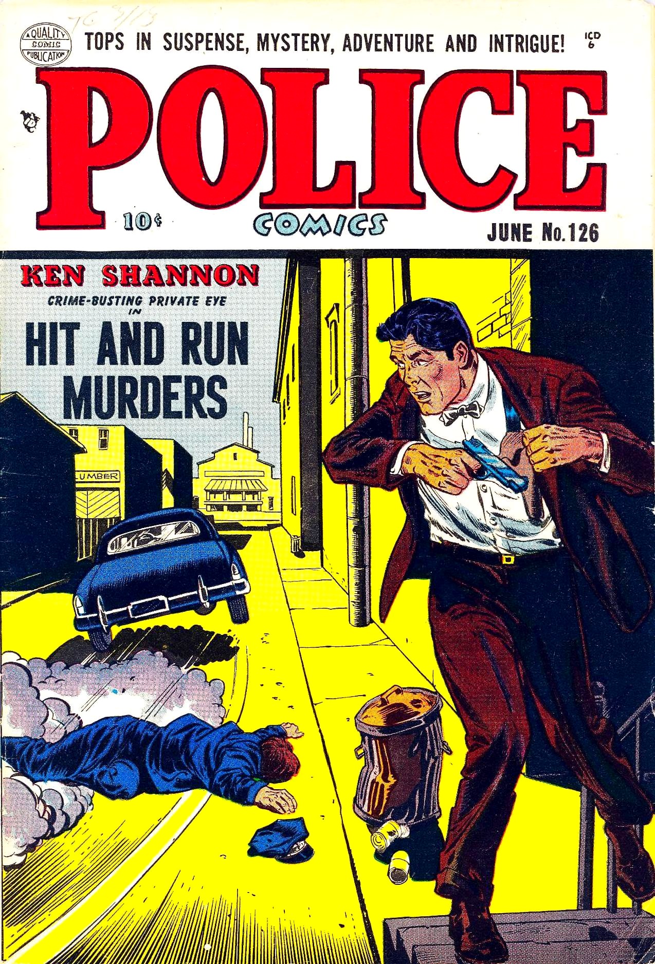 Police Comics #126 cover