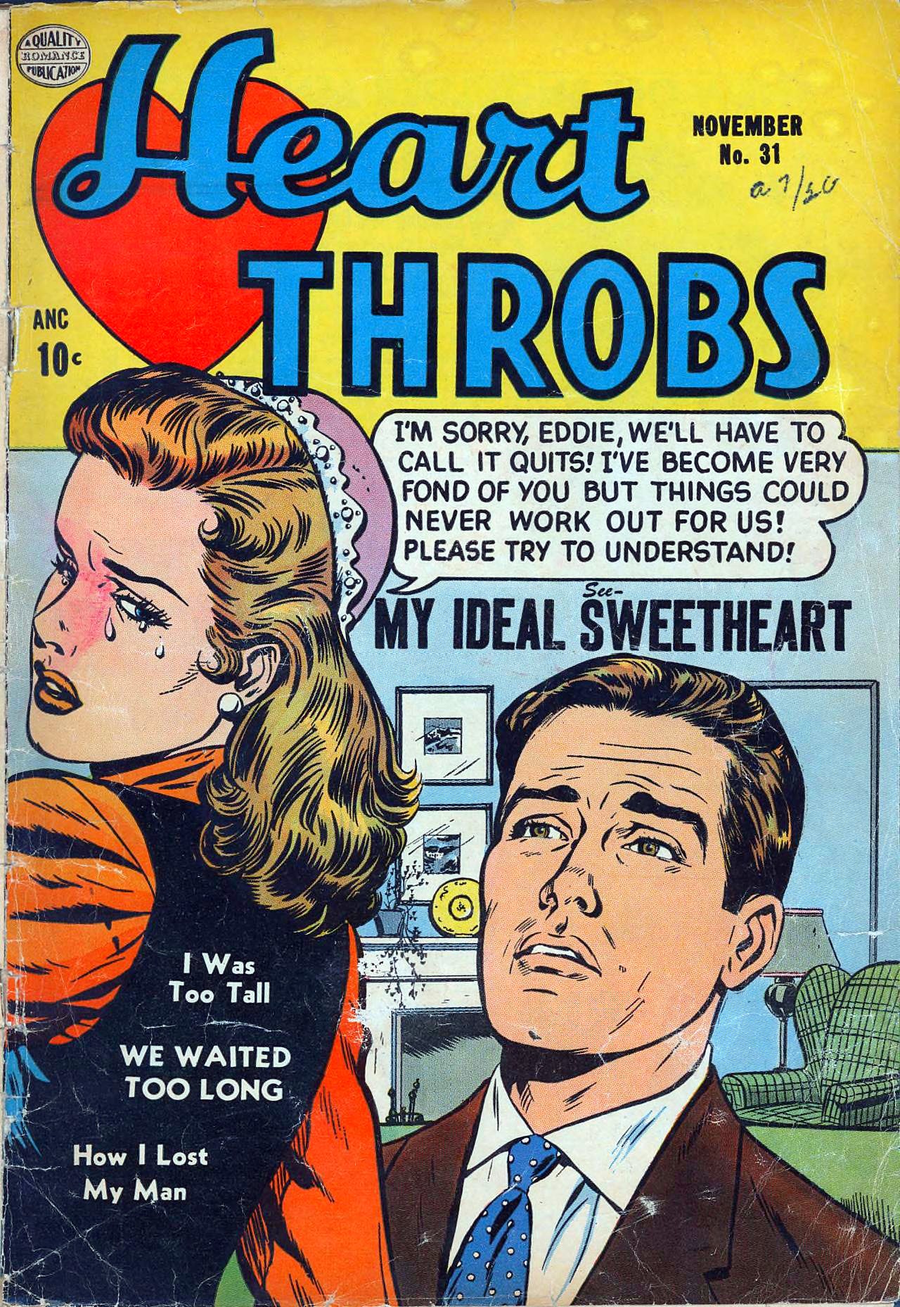 Heart Throbs #31 cover