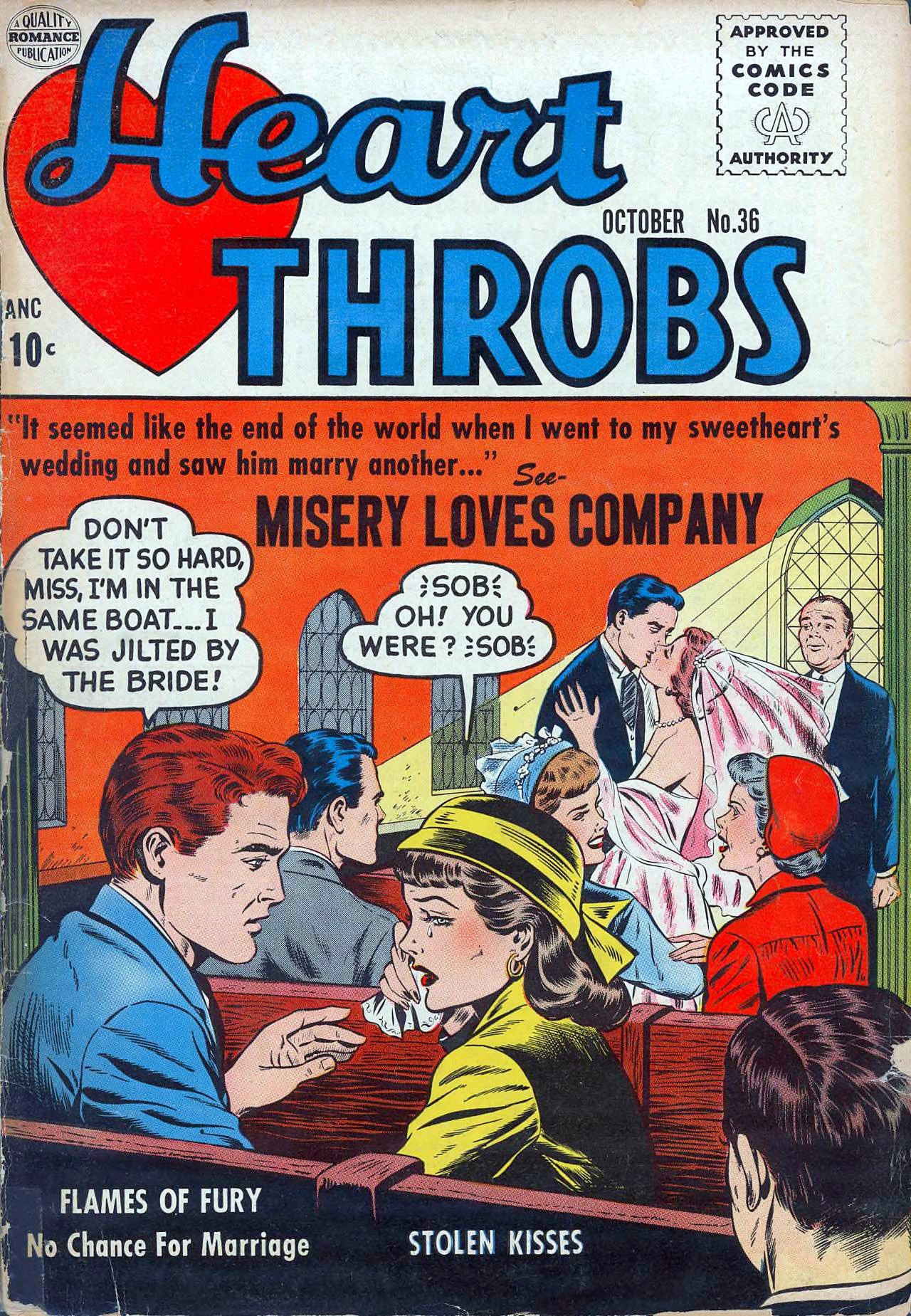 Heart Throbs #36 cover
