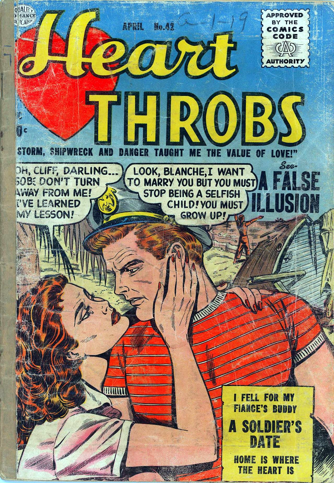 Heart Throbs #42 cover
