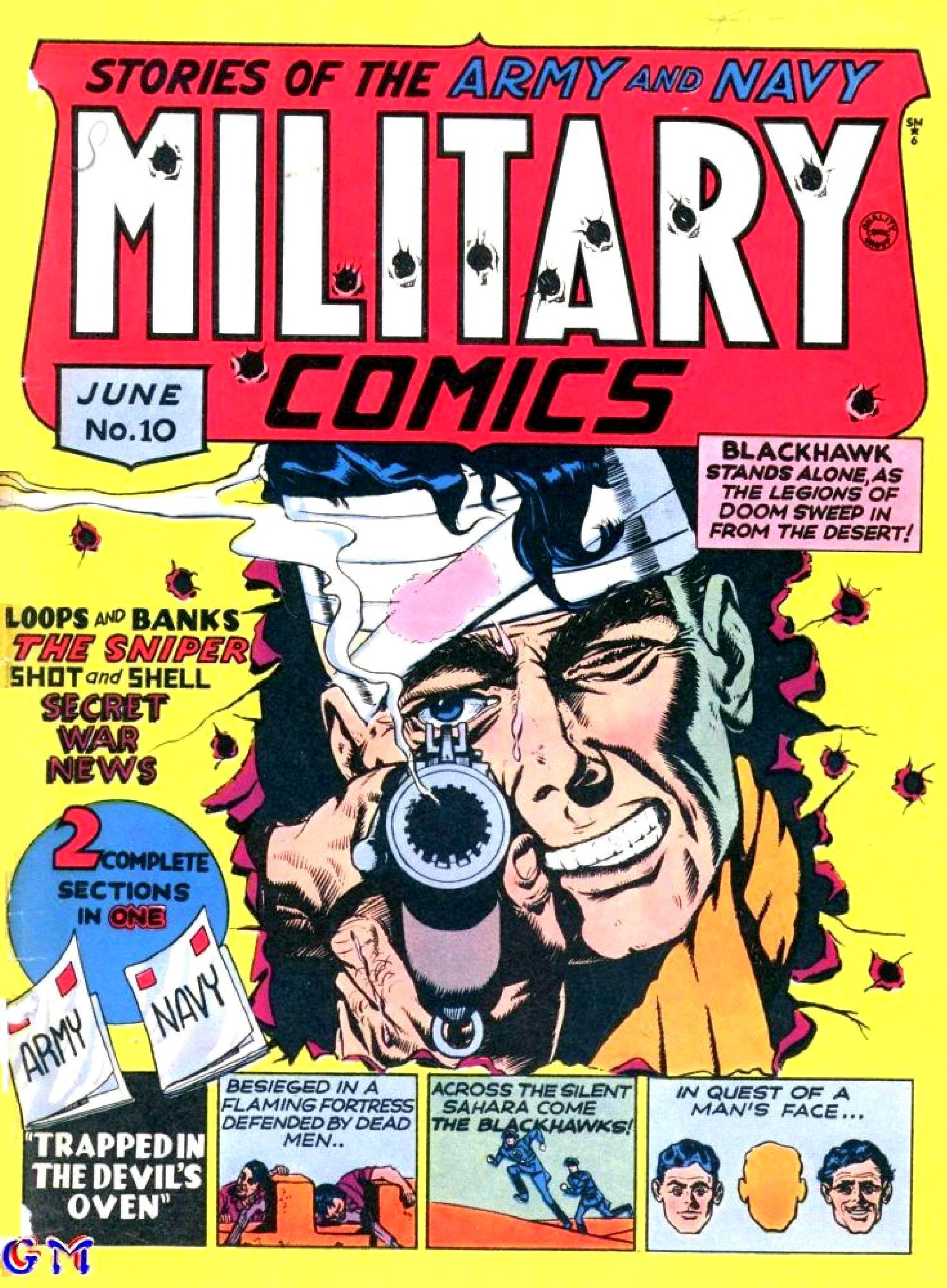 Military Comics #10 cover