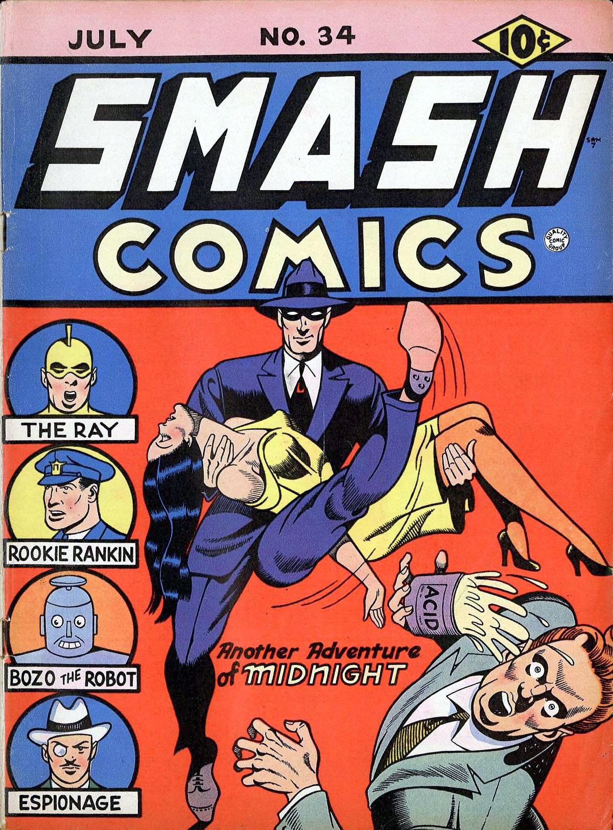 Smash Comics #34 cover