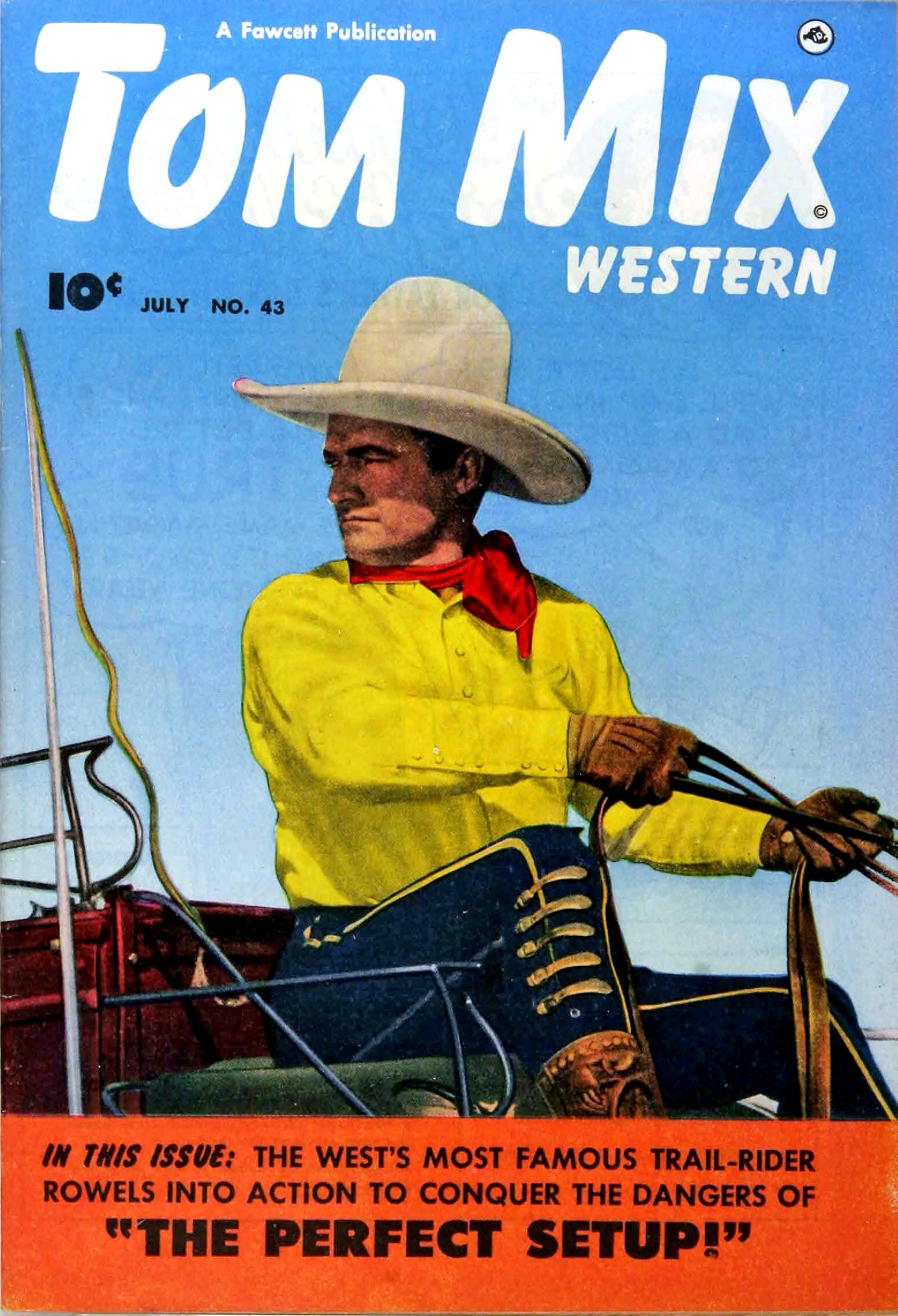 Tom Mix Western #43 cover