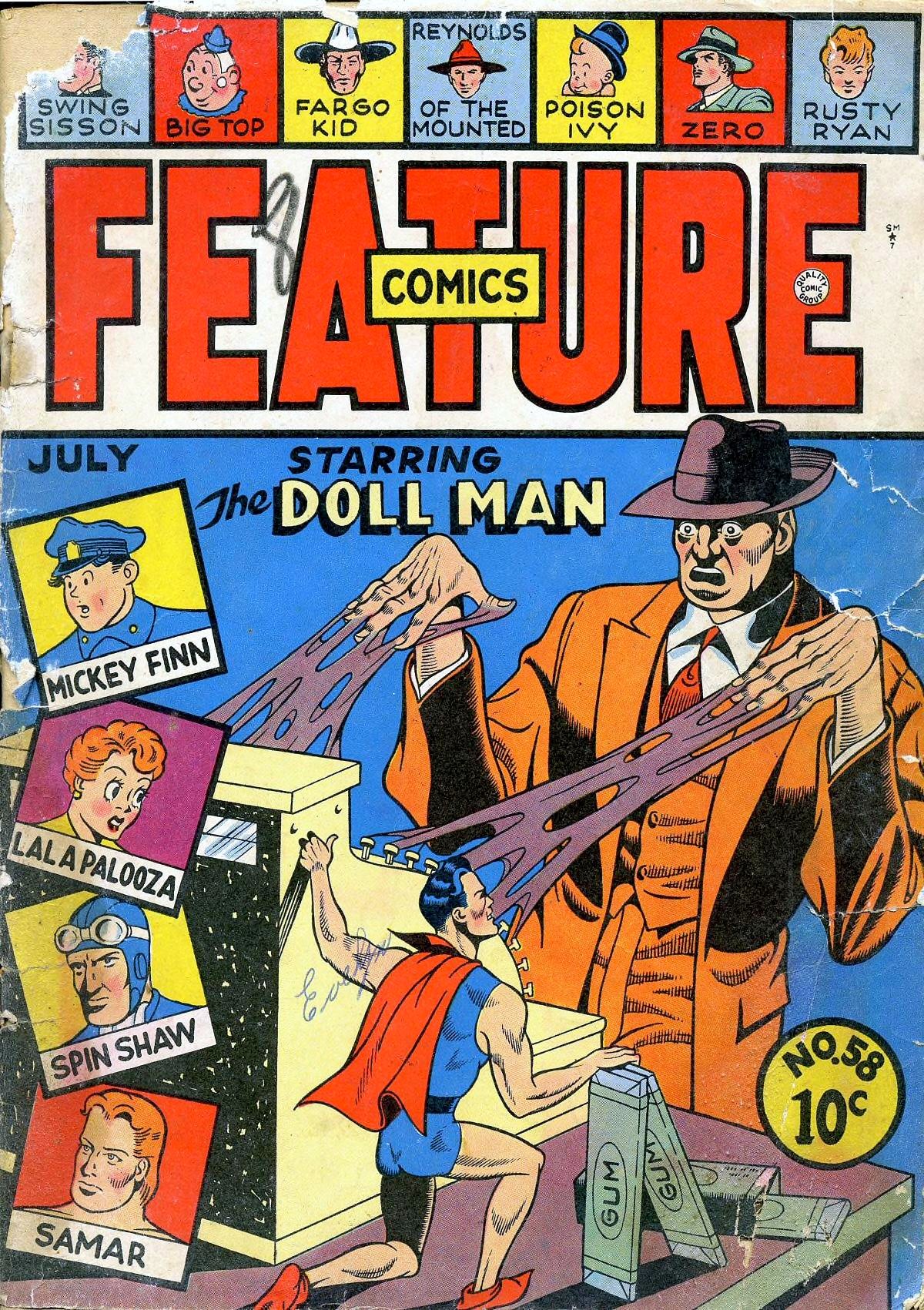 Feature Comics #58 cover
