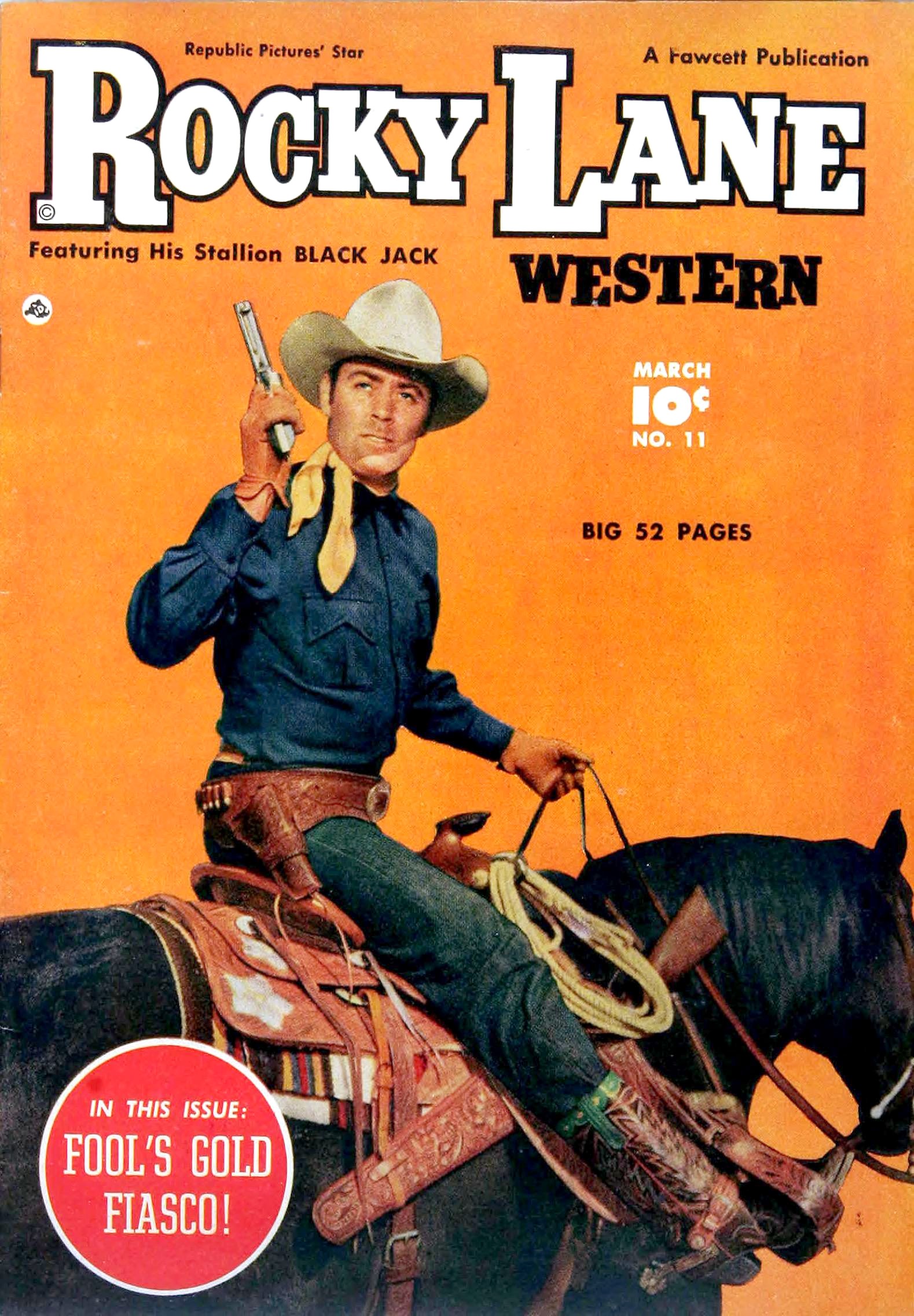Rocky Lane Western #11 cover