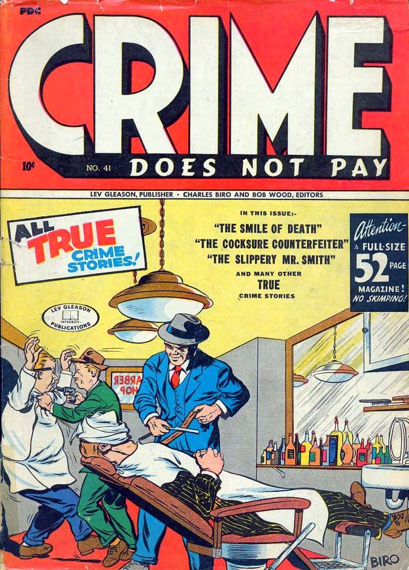 Crime Does Not Pay #41 cover
