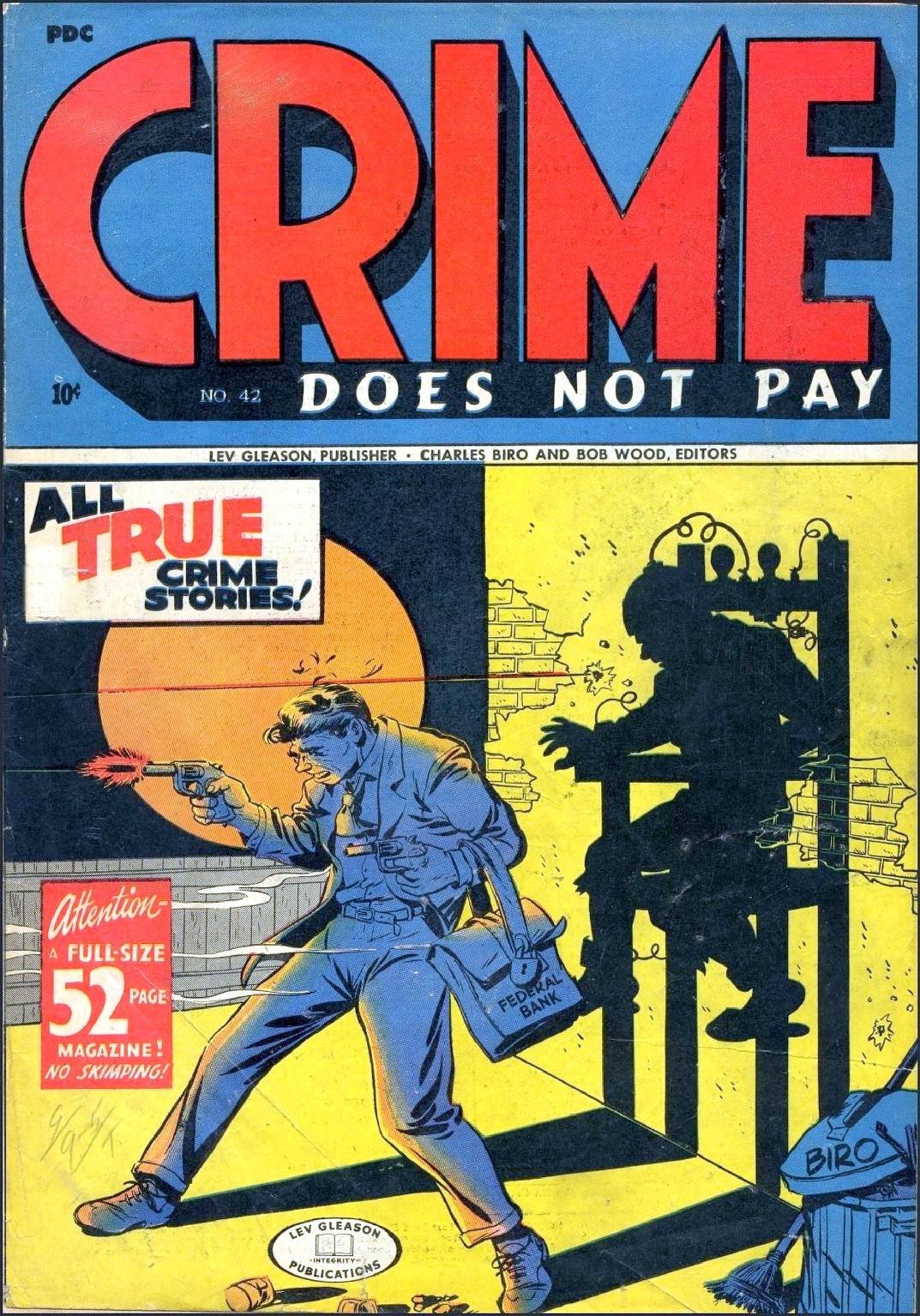 Crime Does Not Pay #42 cover