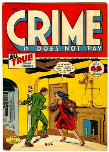 Crime Does Not Pay #45 cover