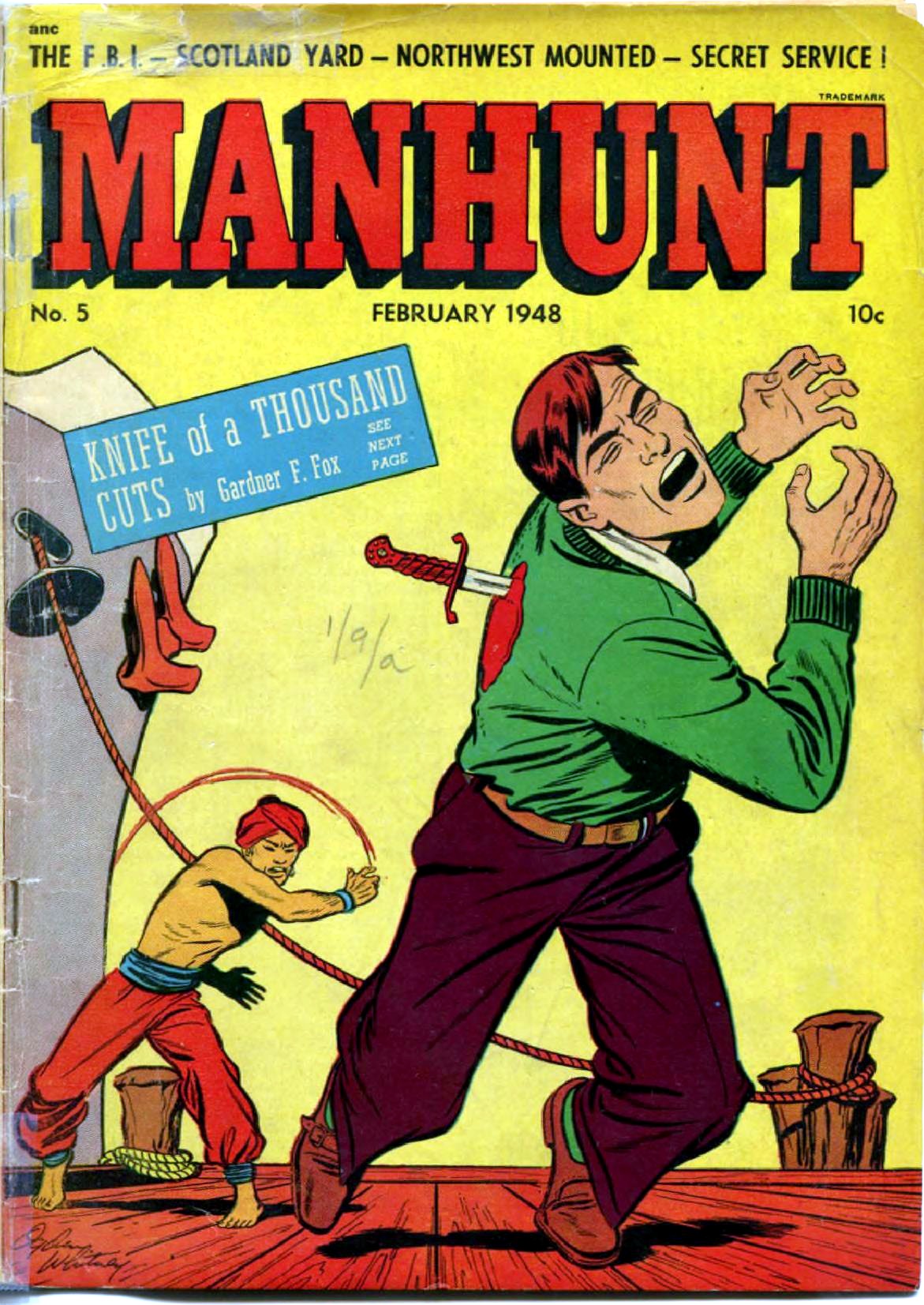 Manhunt #5 cover