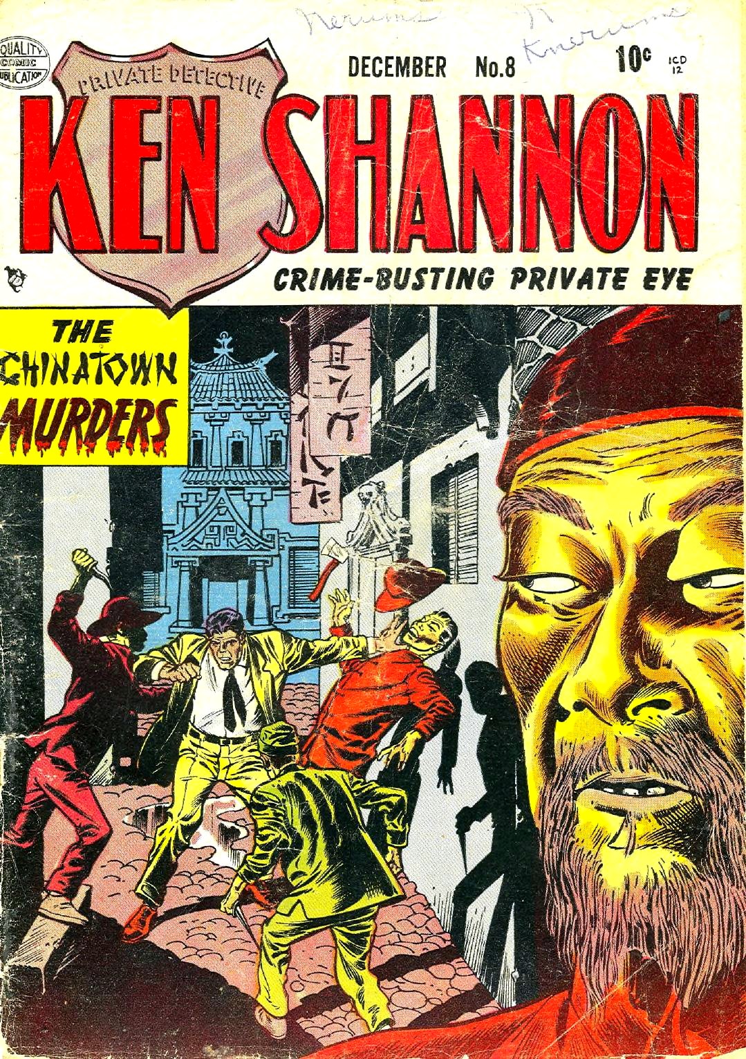 Ken Shannon #8 cover